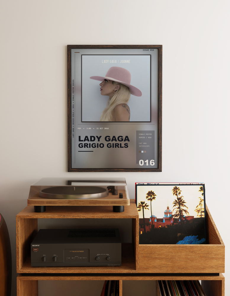 Music poster: Lady Gaga - Grigio Girls