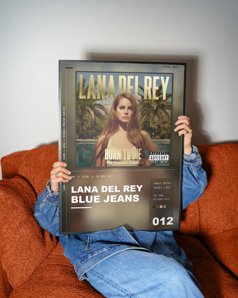 Music poster: Lana Del Rey - Blue Jeans