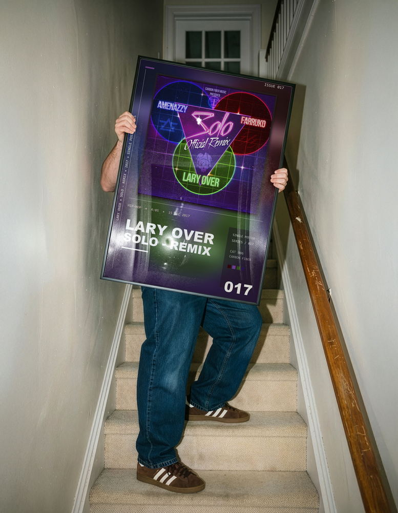 Music poster: Lary Over - Solo - Remix