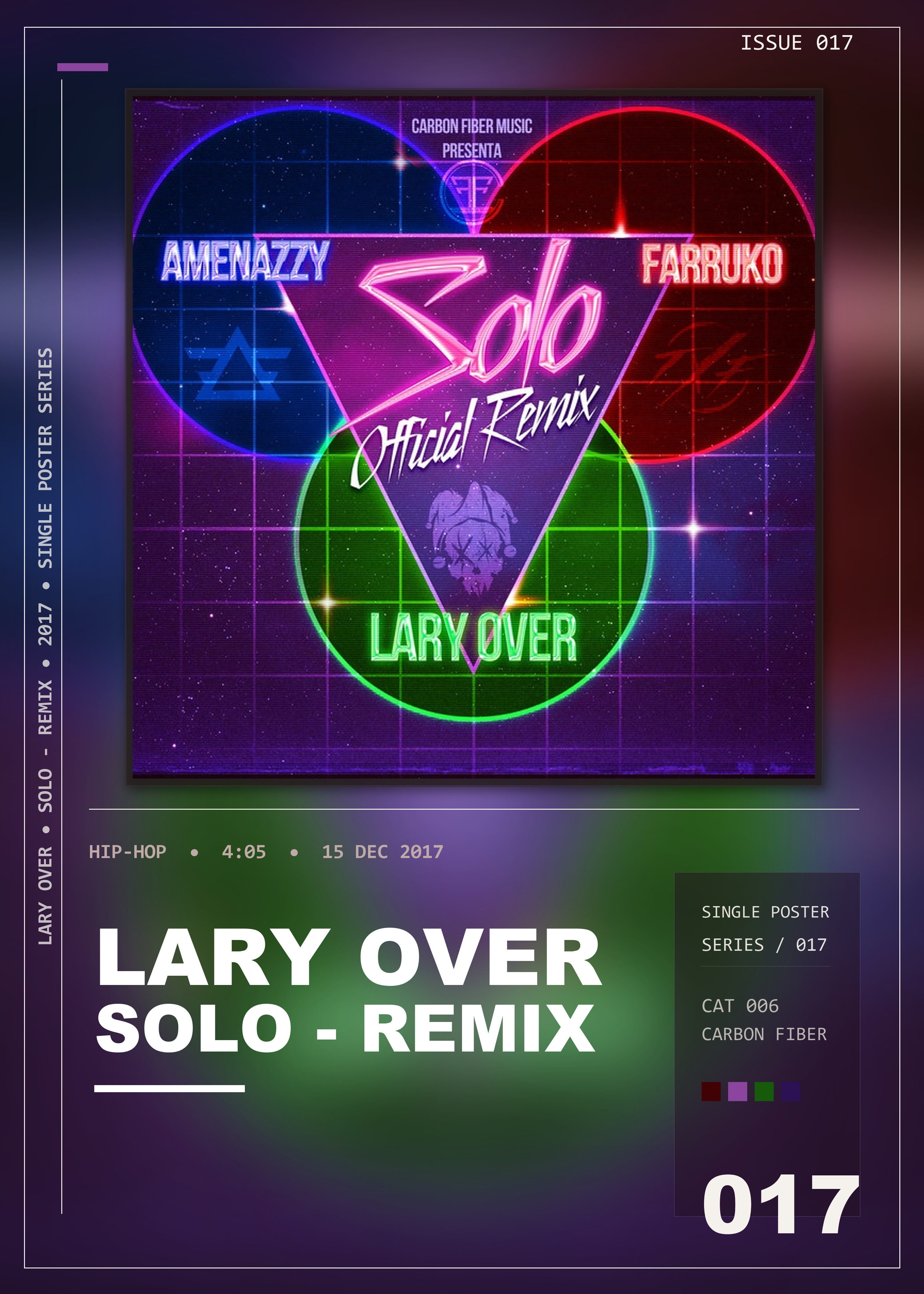 Music poster: Lary Over - Solo - Remix
