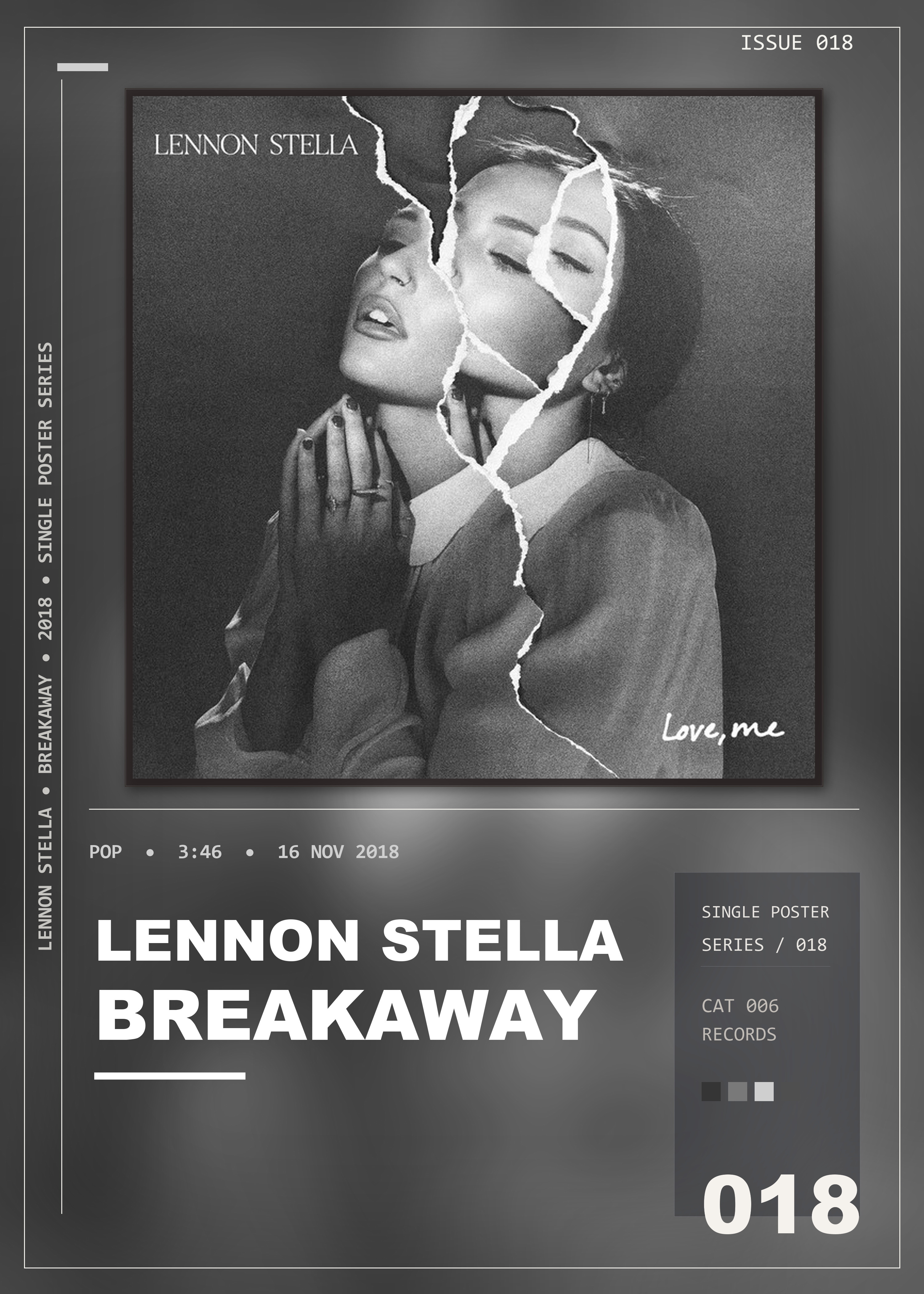Music poster: Lennon Stella - Breakaway