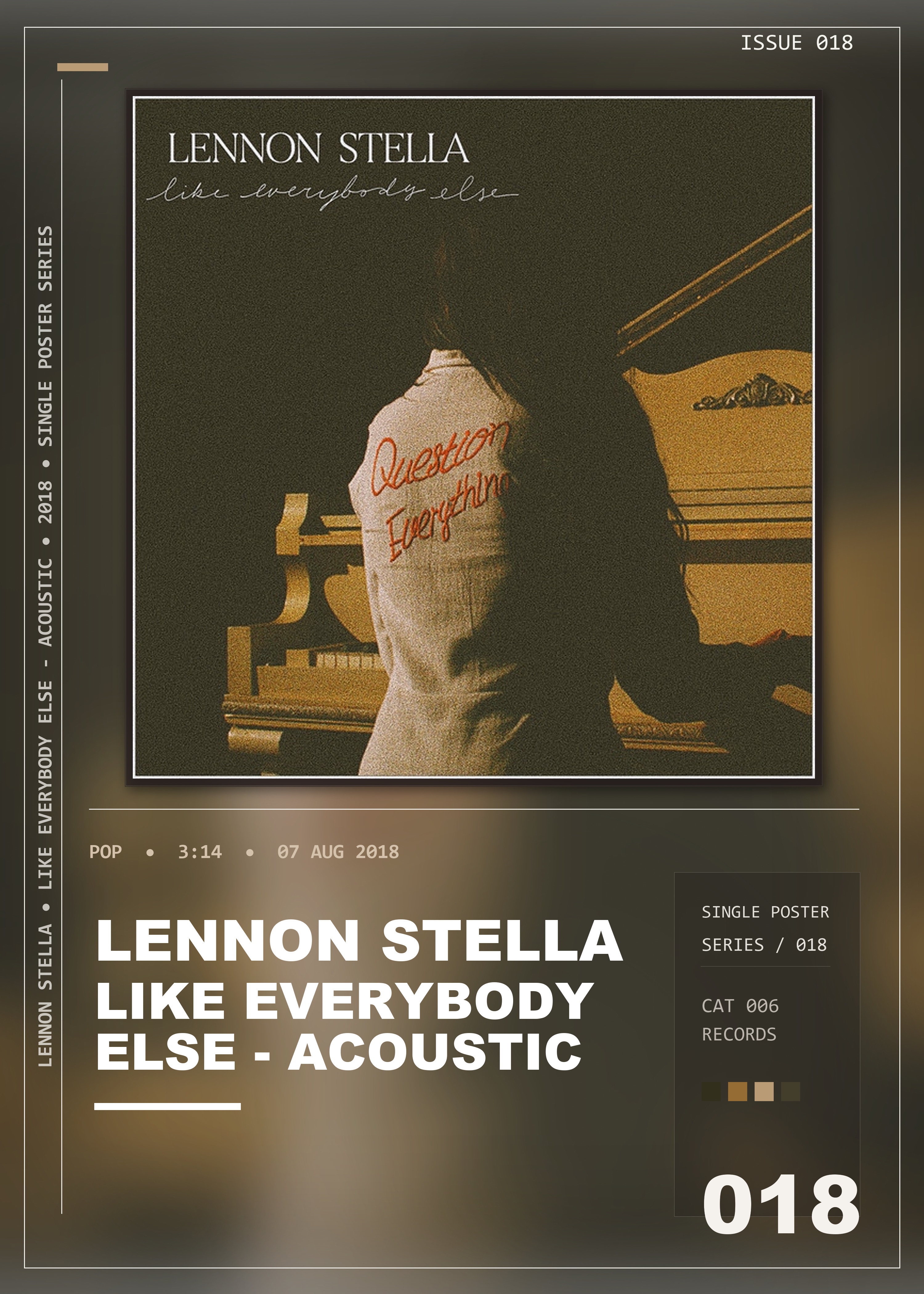 Music poster: Lennon Stella - Like Everybody Else - Acoustic