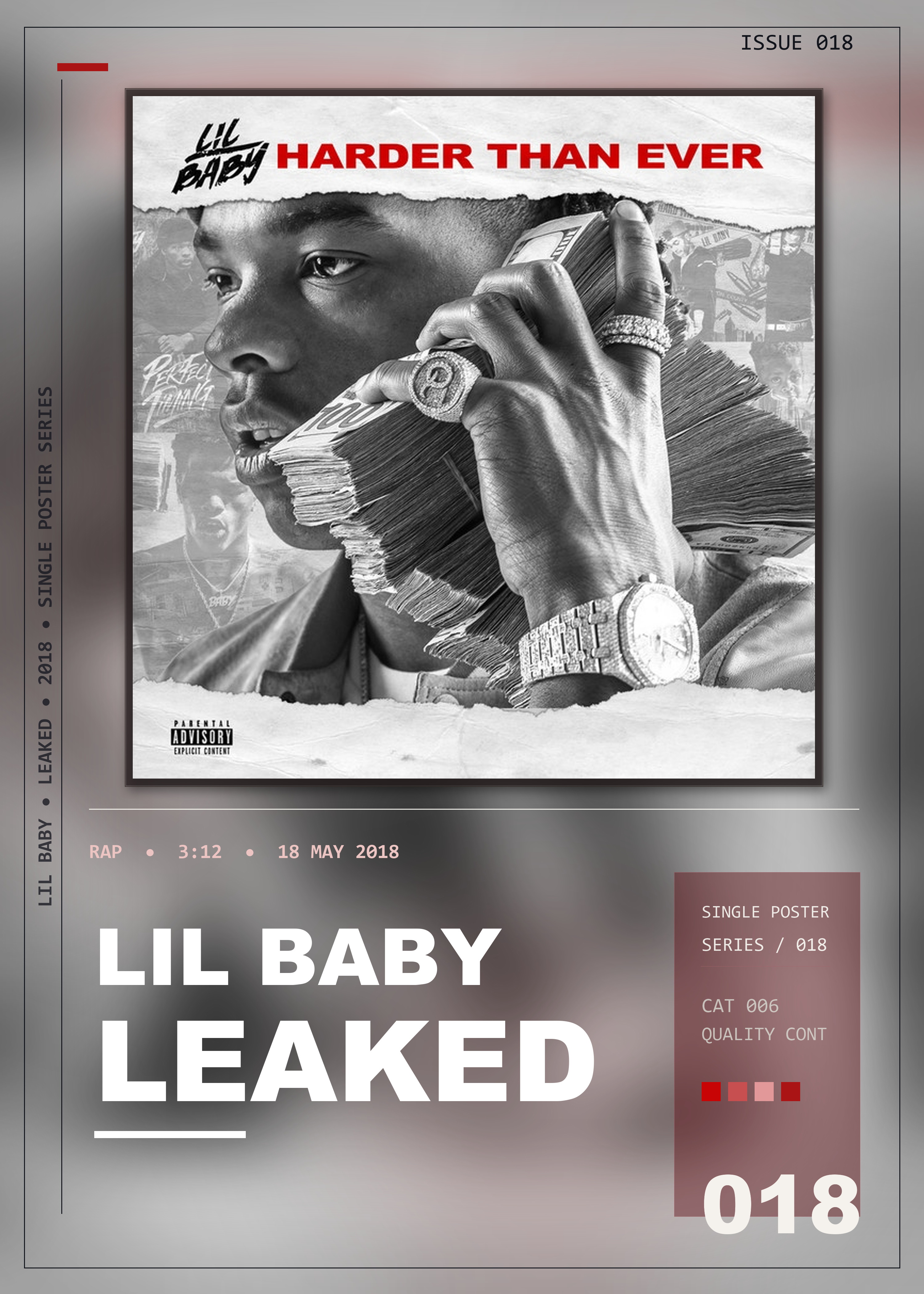 Music poster: Lil Baby - Leaked