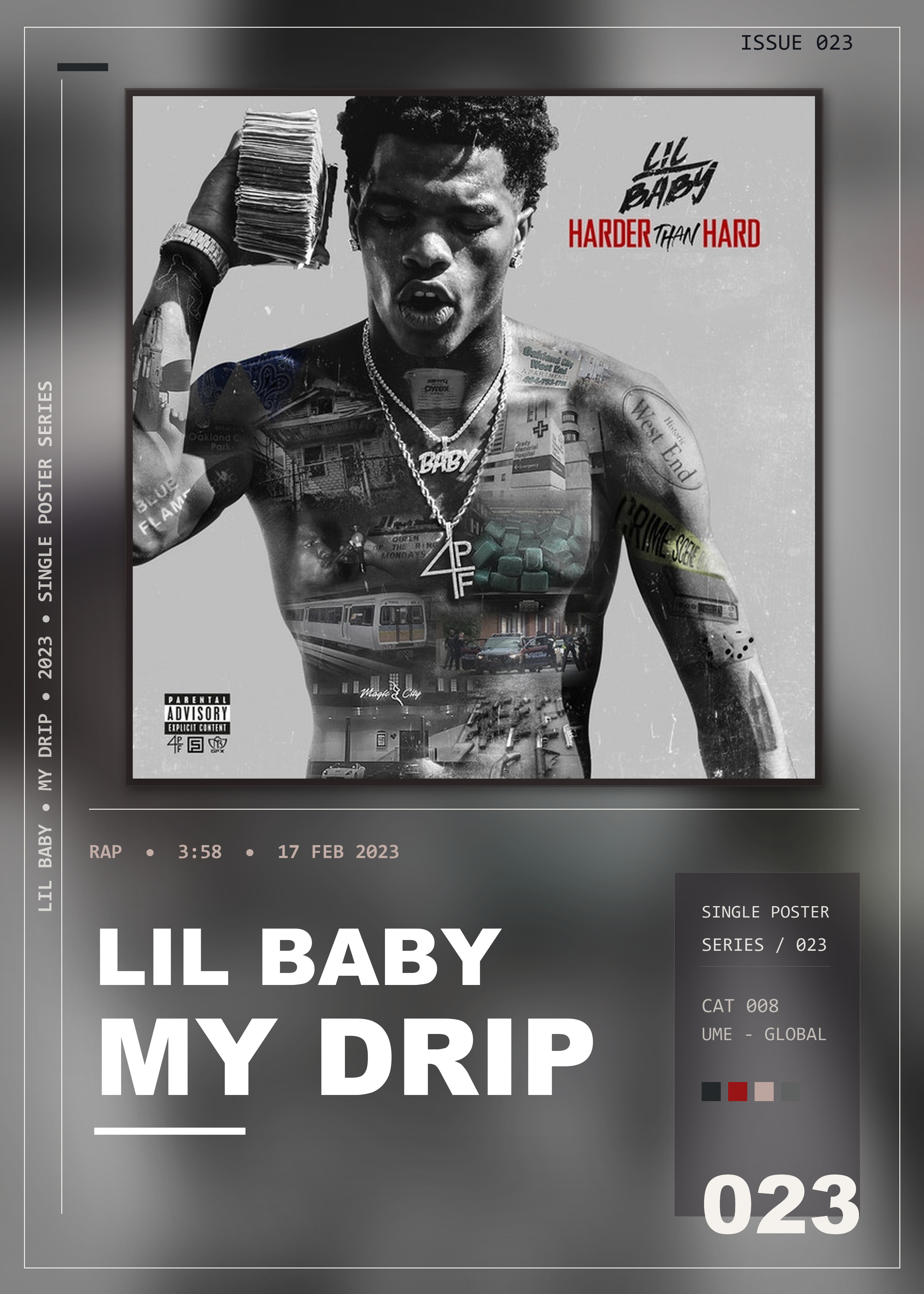Music poster: Lil Baby - My Drip
