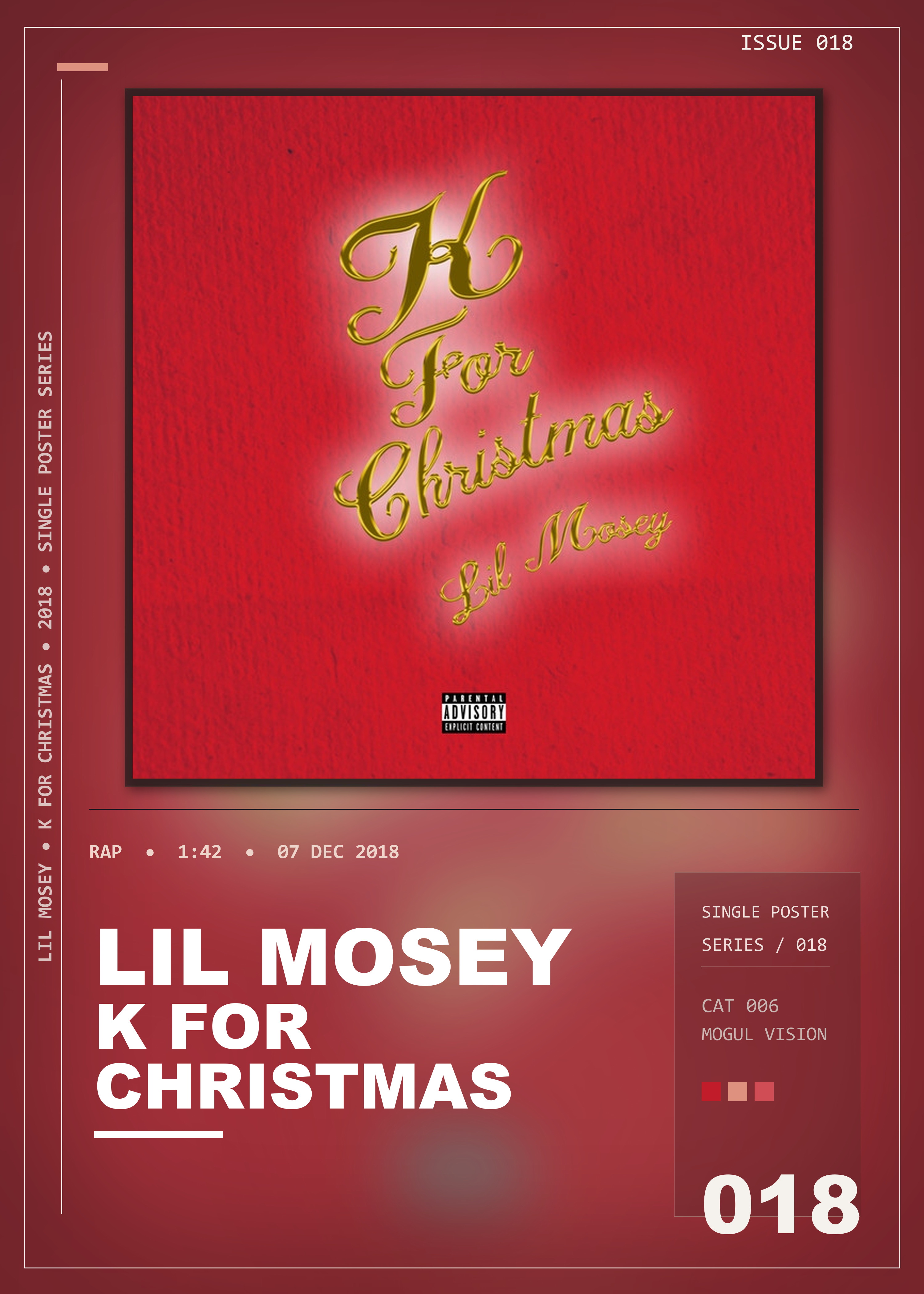 Music poster: Lil Mosey - K For Christmas