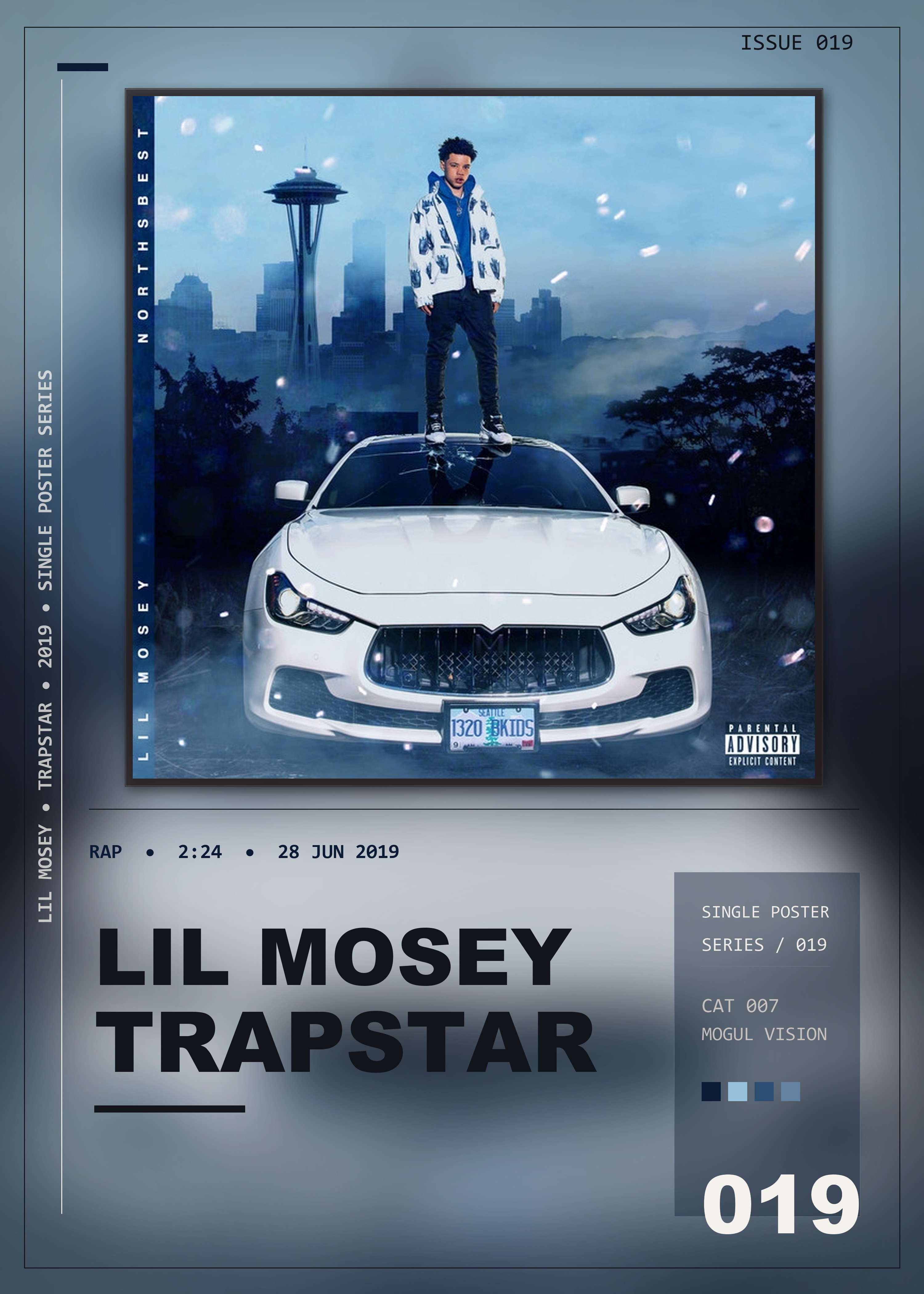 Music poster: Lil Mosey - Trapstar