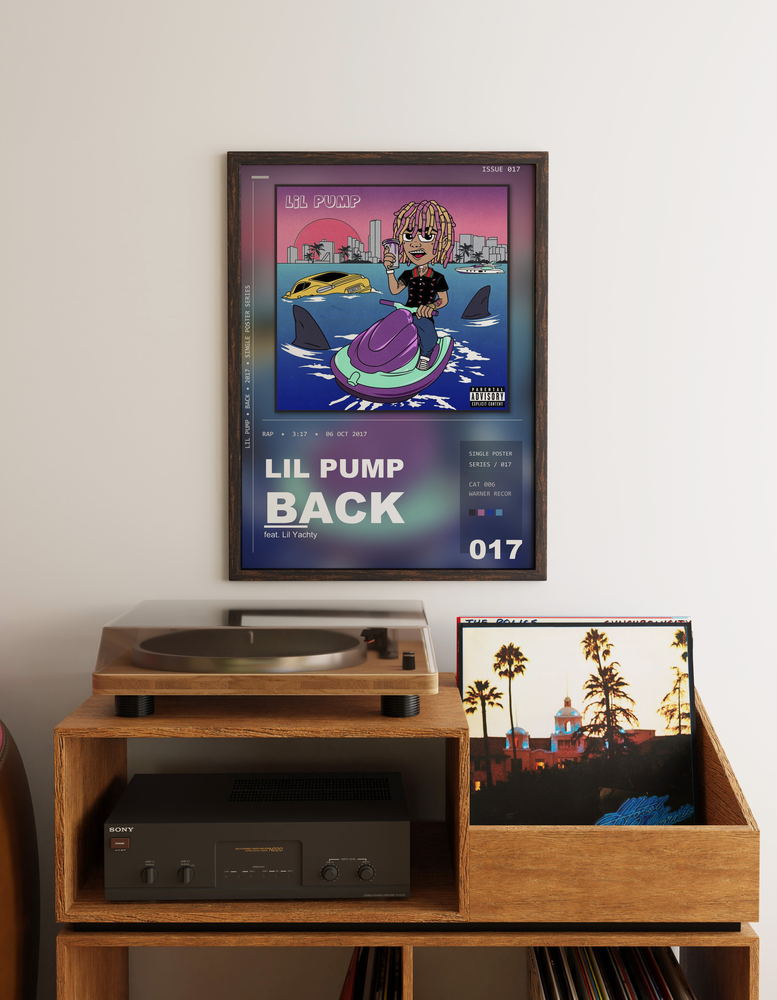 Music poster: Lil Pump - Back feat Lil Yachty