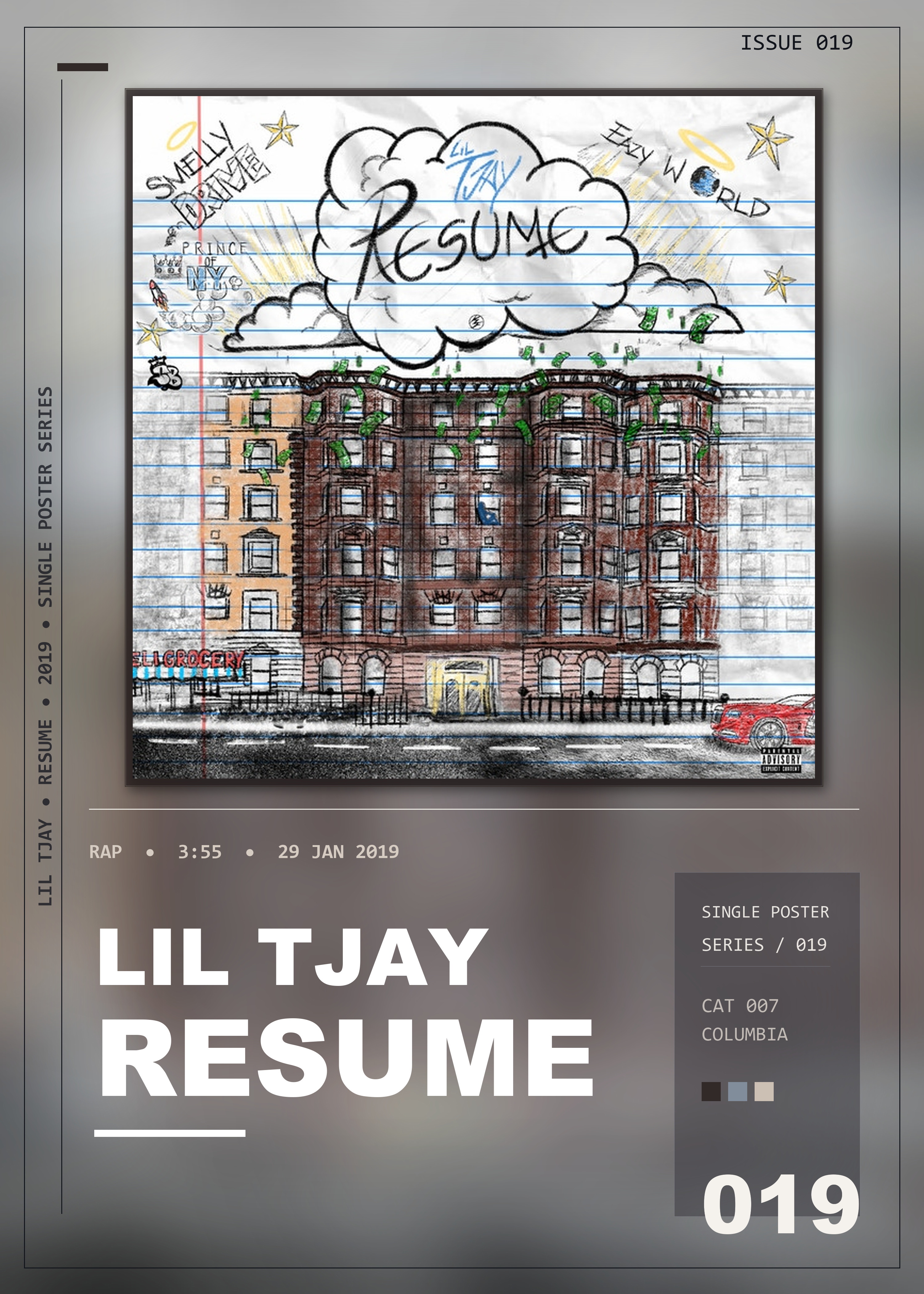Music poster: Lil Tjay - Resume