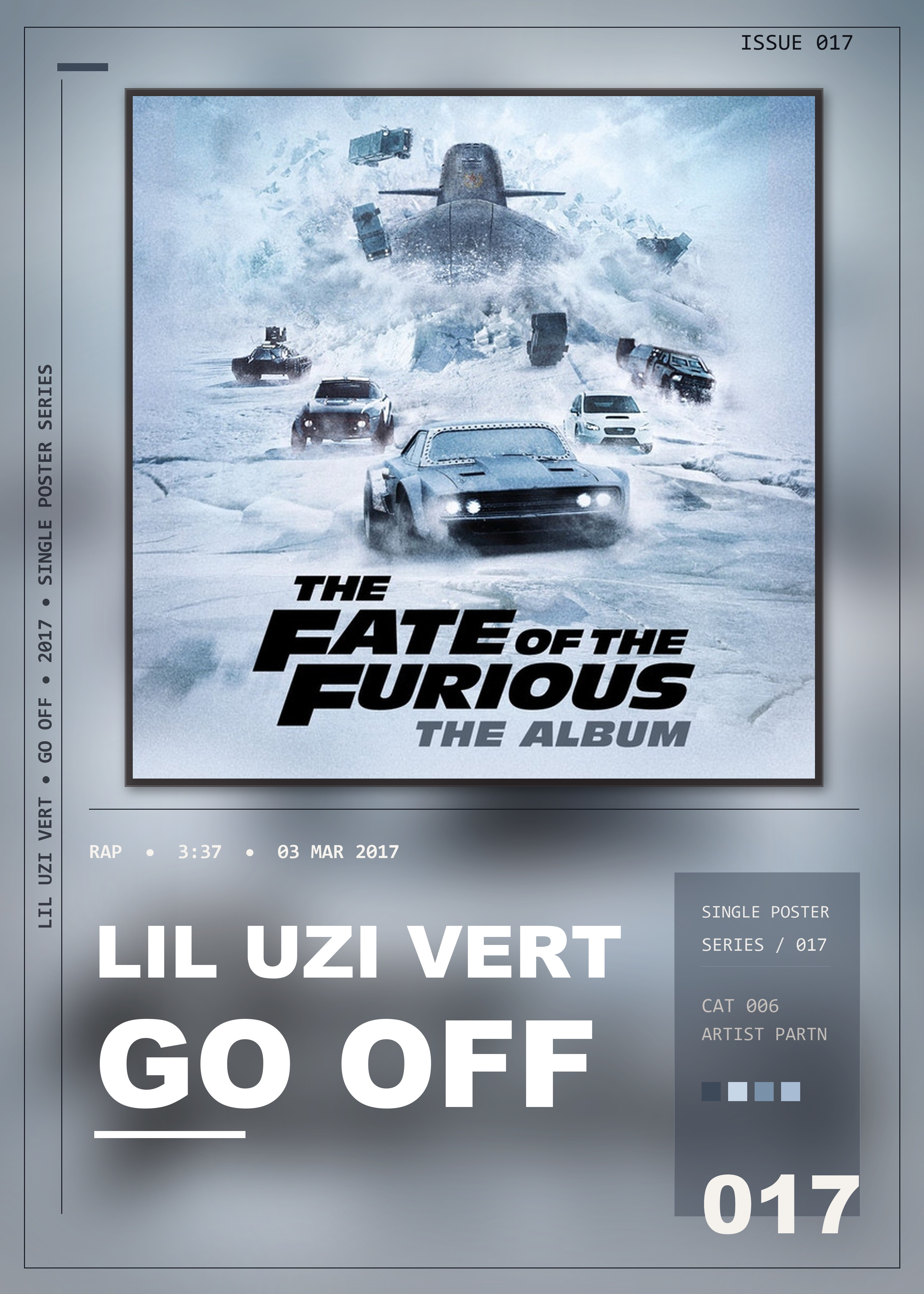 Music poster: Lil Uzi Vert - Go Off with Lil Uzi Vert Quavo Travis Scott