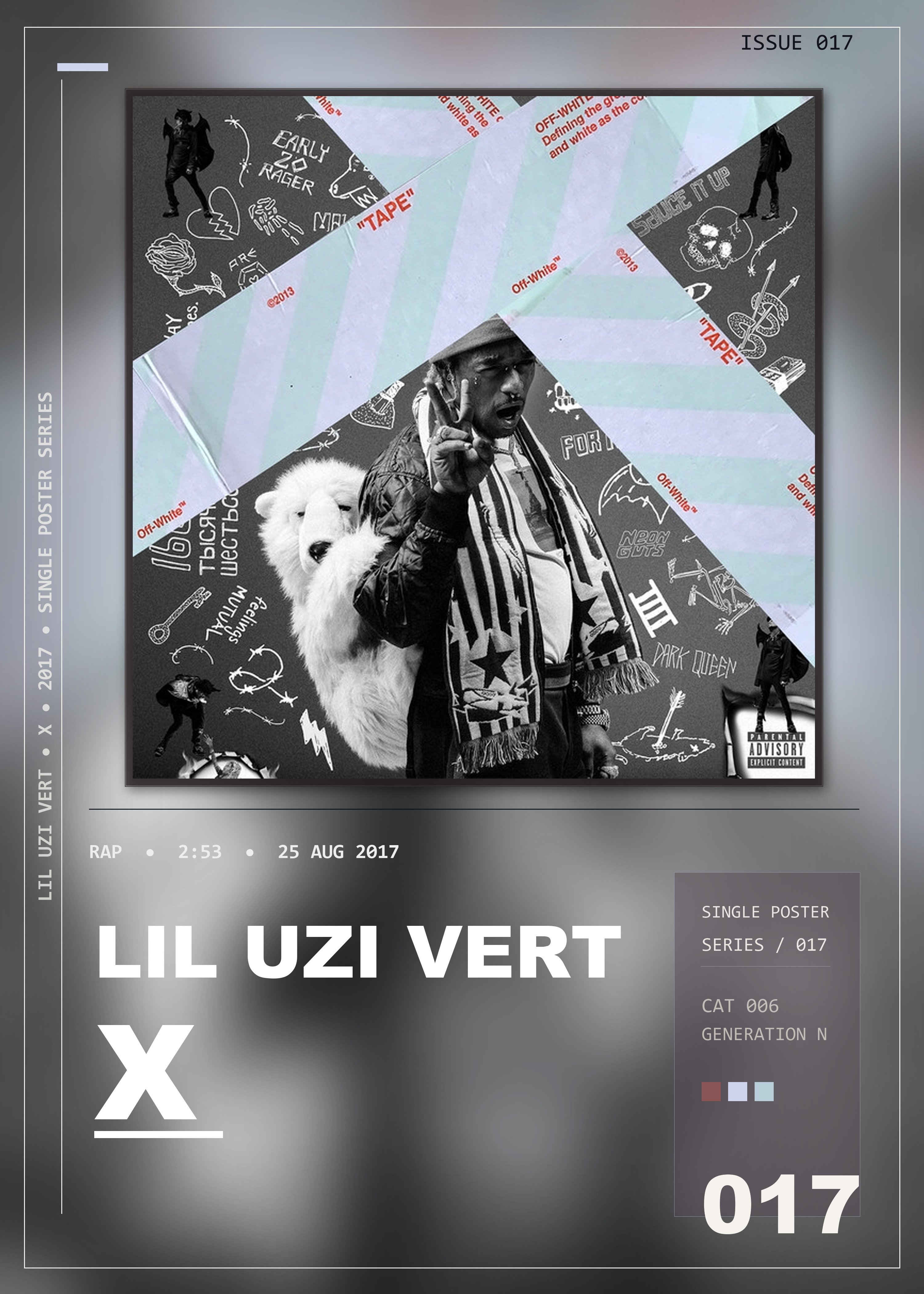 Music poster: Lil Uzi Vert - X