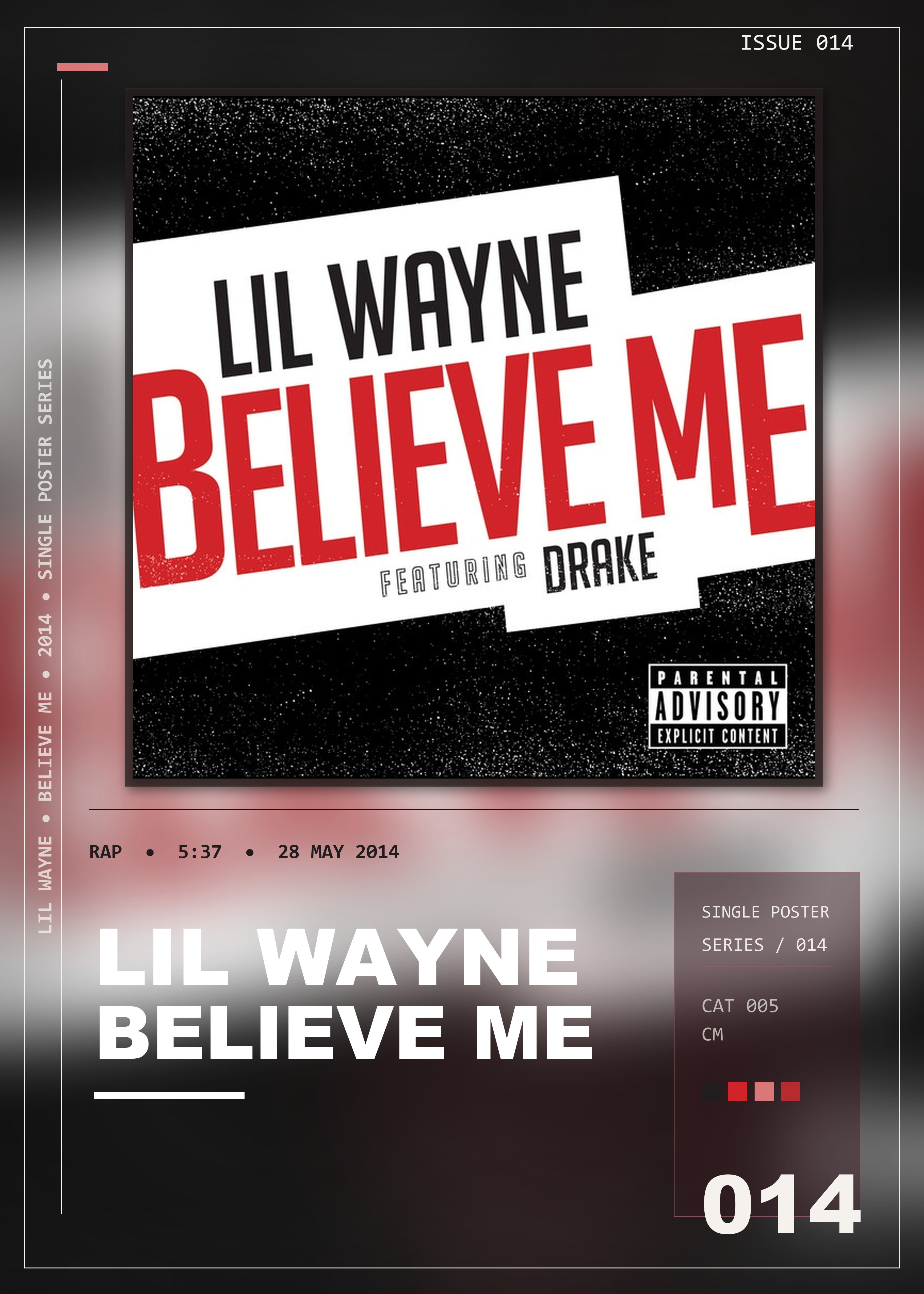 Music poster: Lil Wayne - Believe Me
