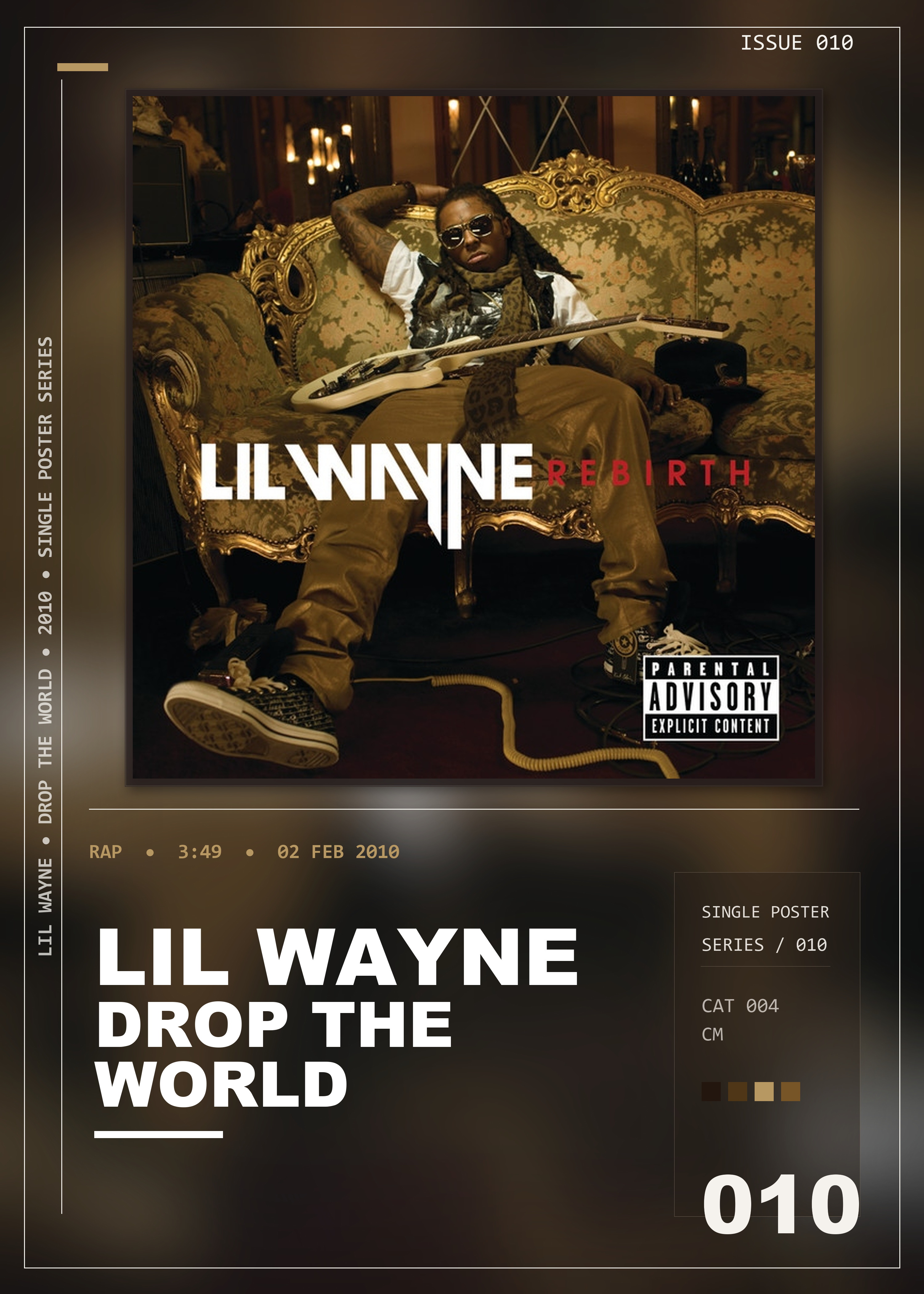 Music poster: Lil Wayne - Drop The World