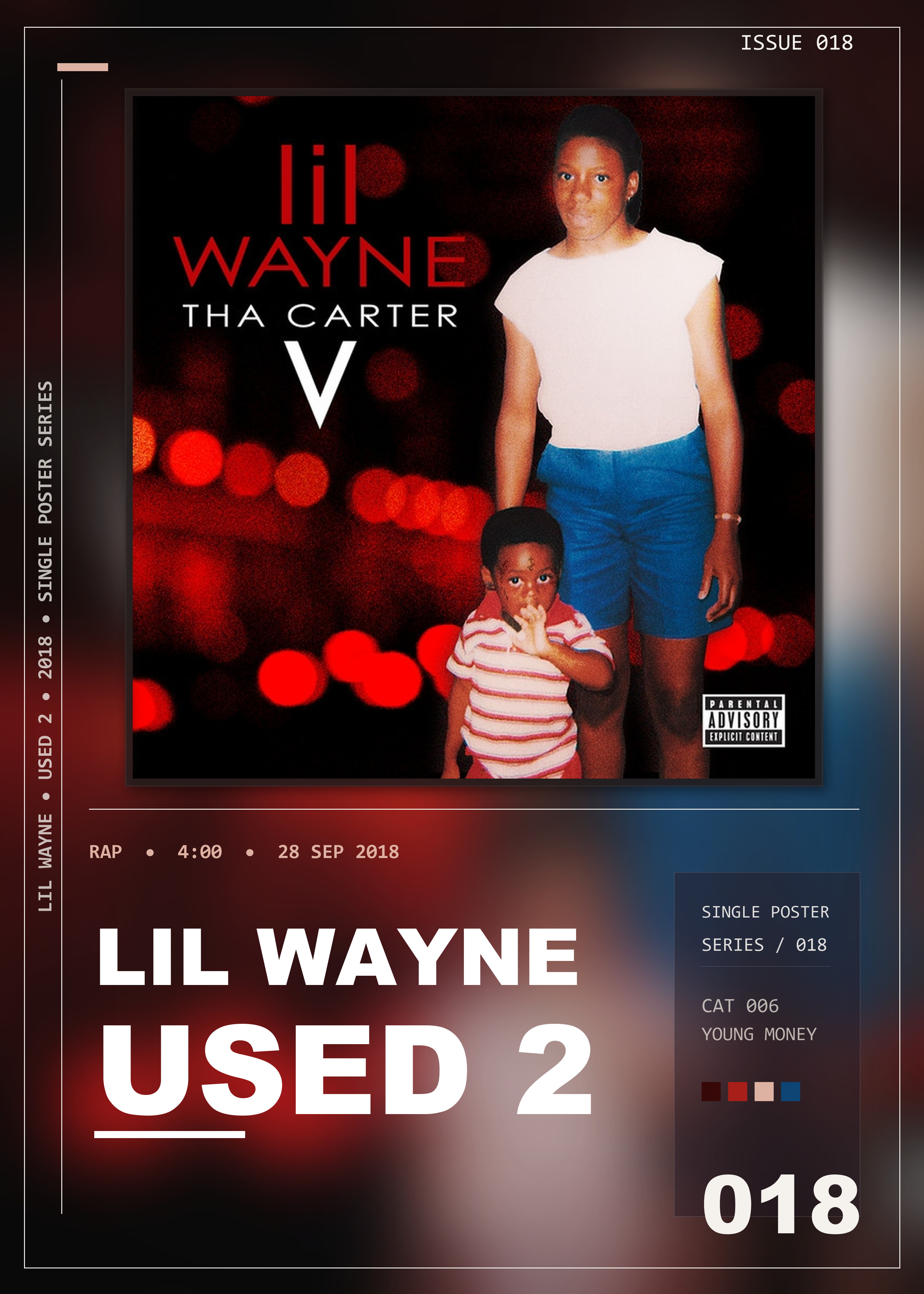 Music poster: Lil Wayne - Used 2