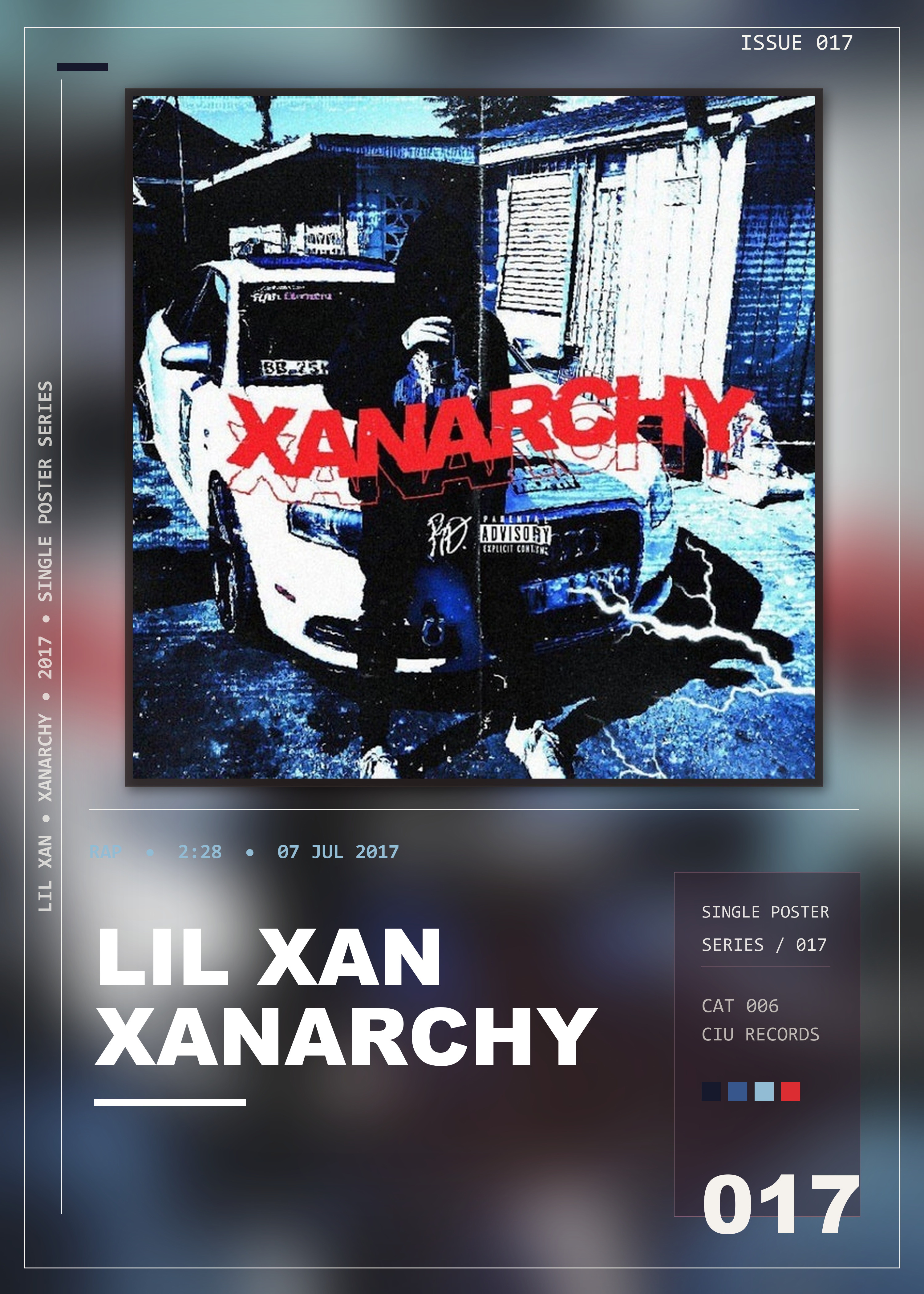 Music poster: Lil Xan - Xanarchy