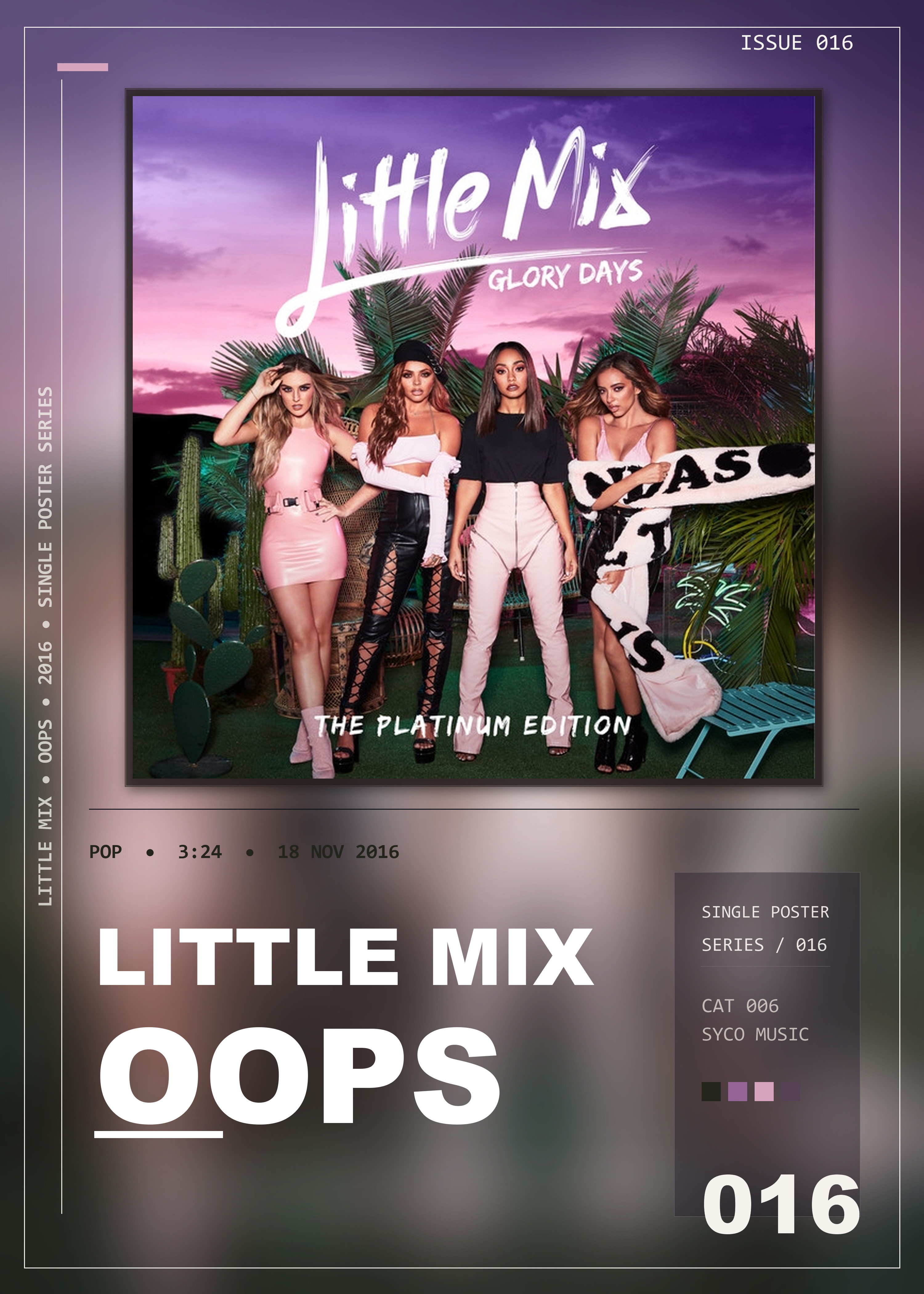 Music poster: Little Mix - Oops
