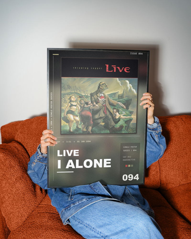 Music poster: Live - I Alone