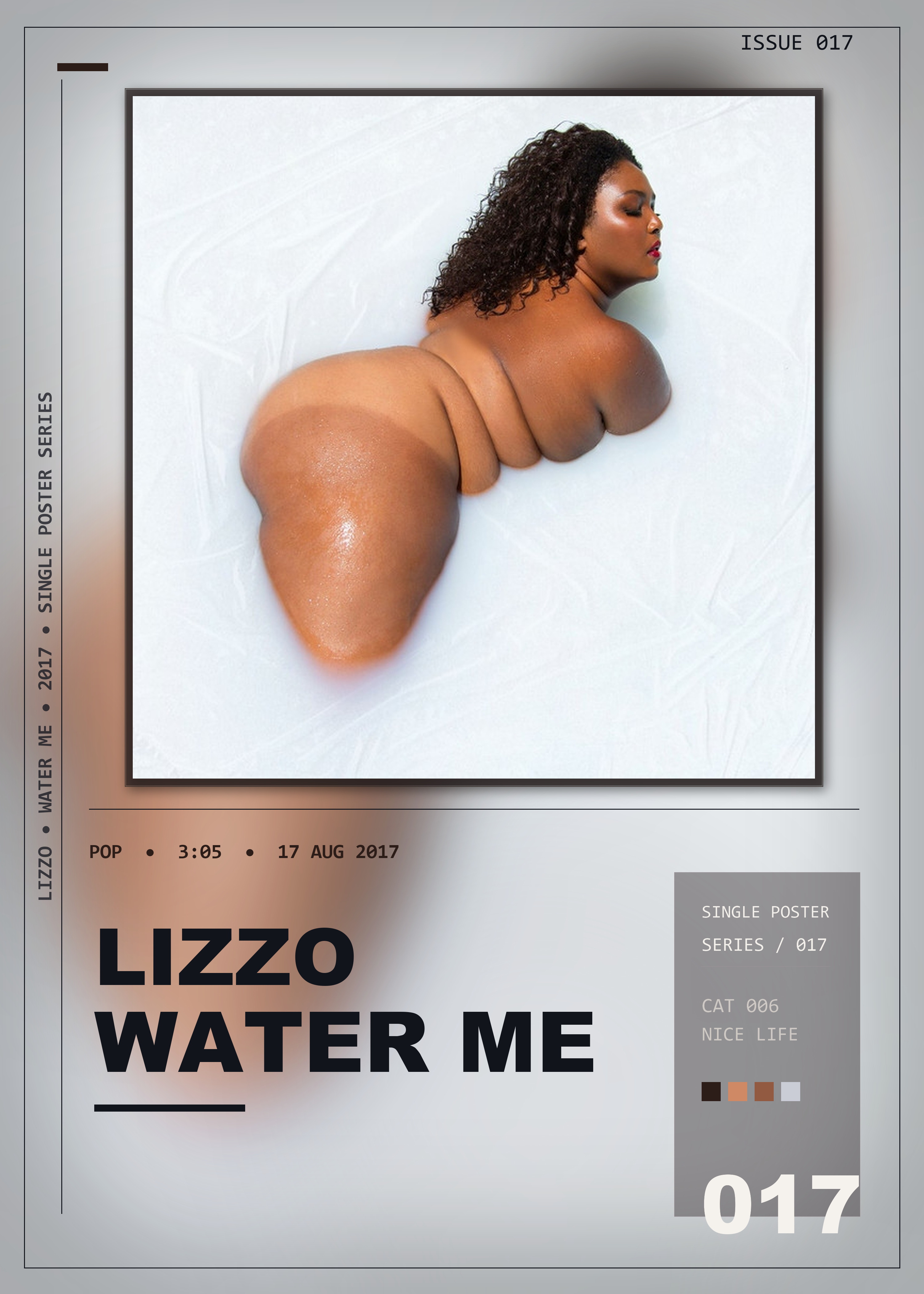 Music poster: Lizzo - Water Me