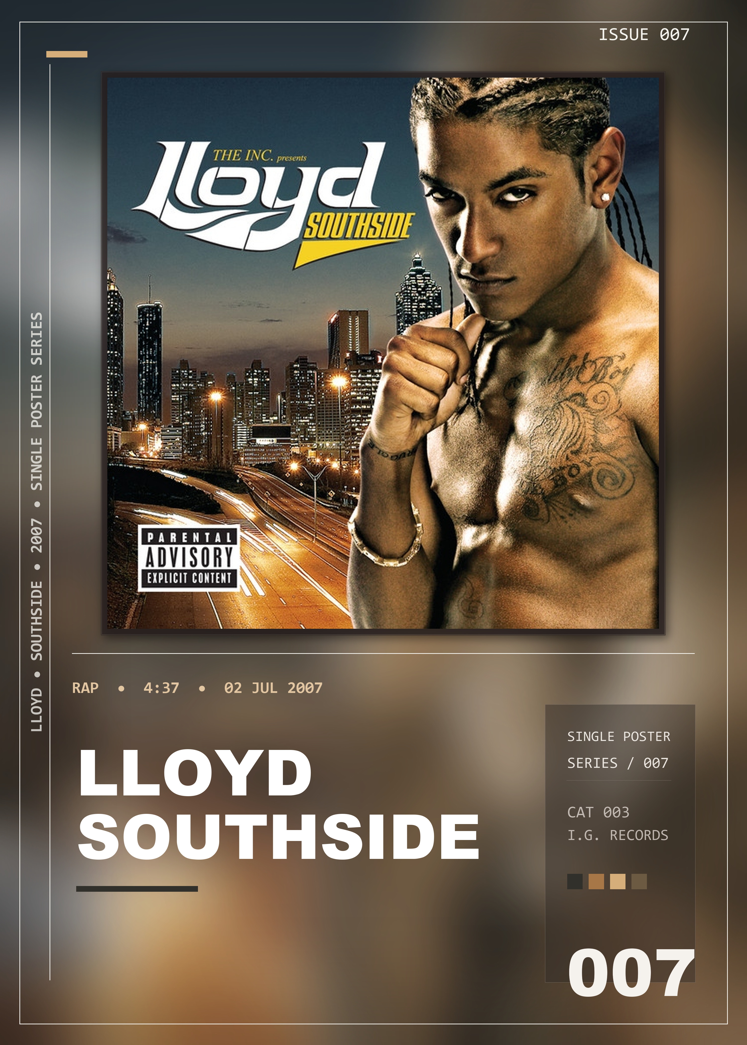 Music poster: Lloyd - Southside