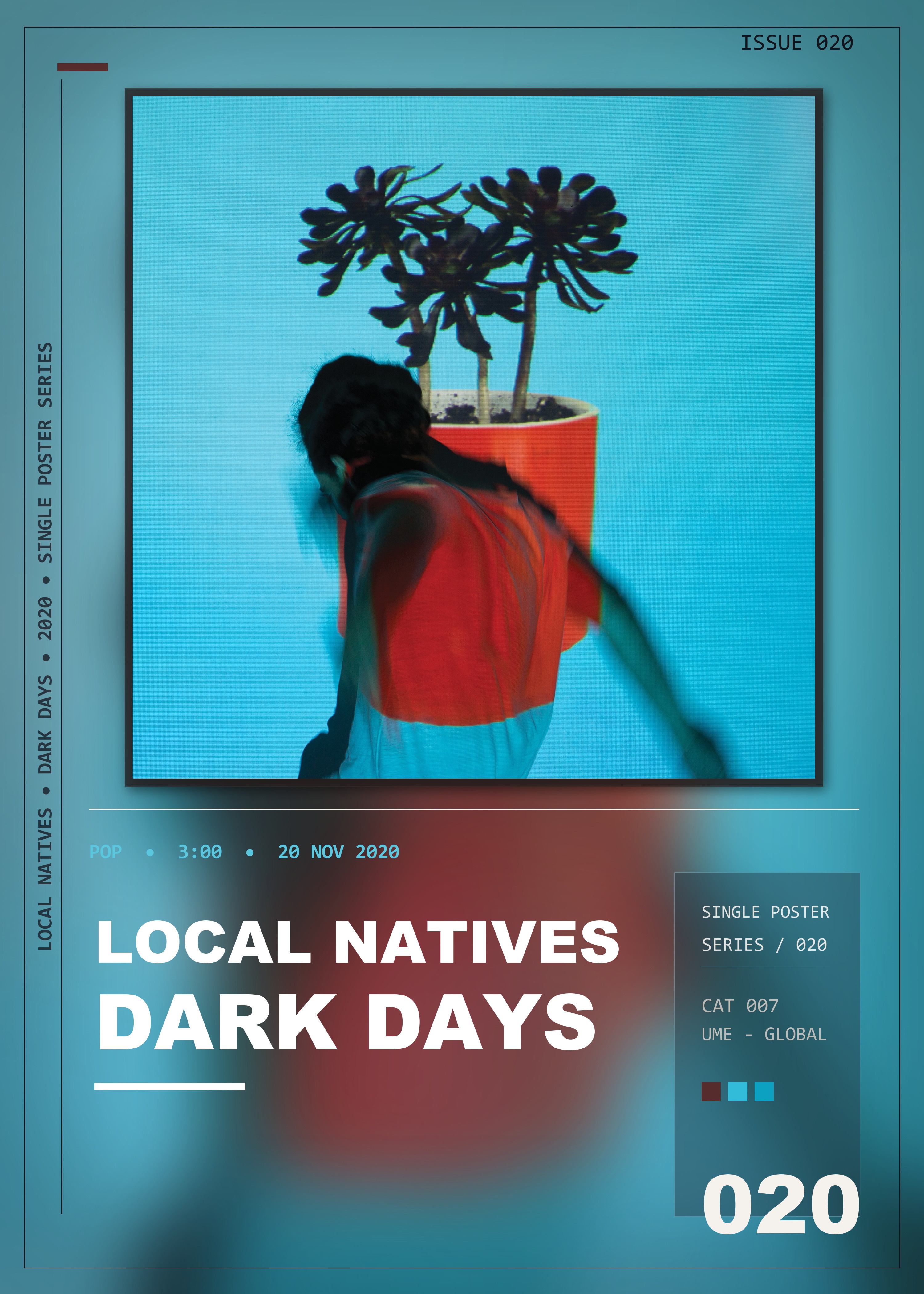 Music poster: Local Natives - Dark Days