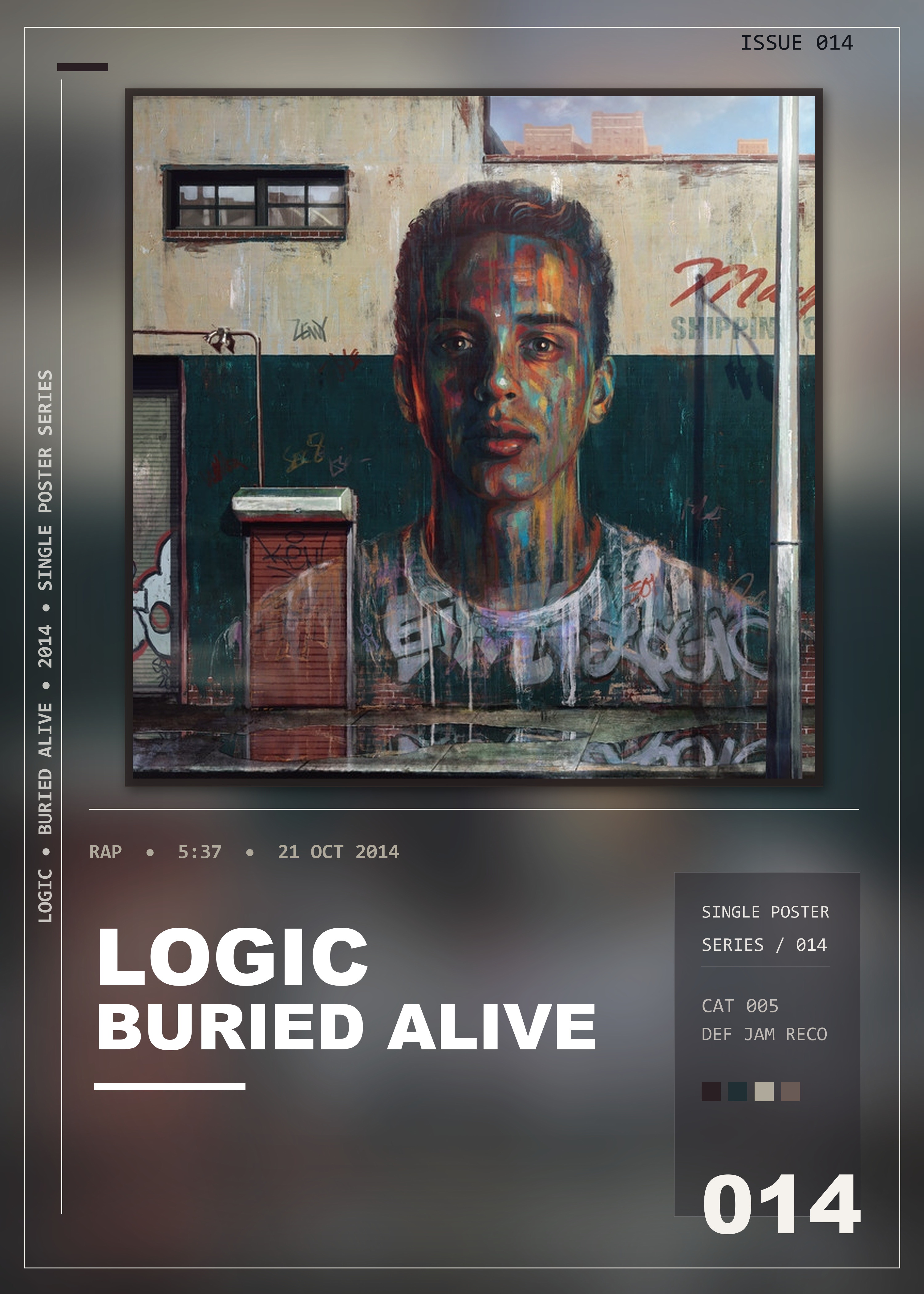 Music poster: Logic - Buried Alive
