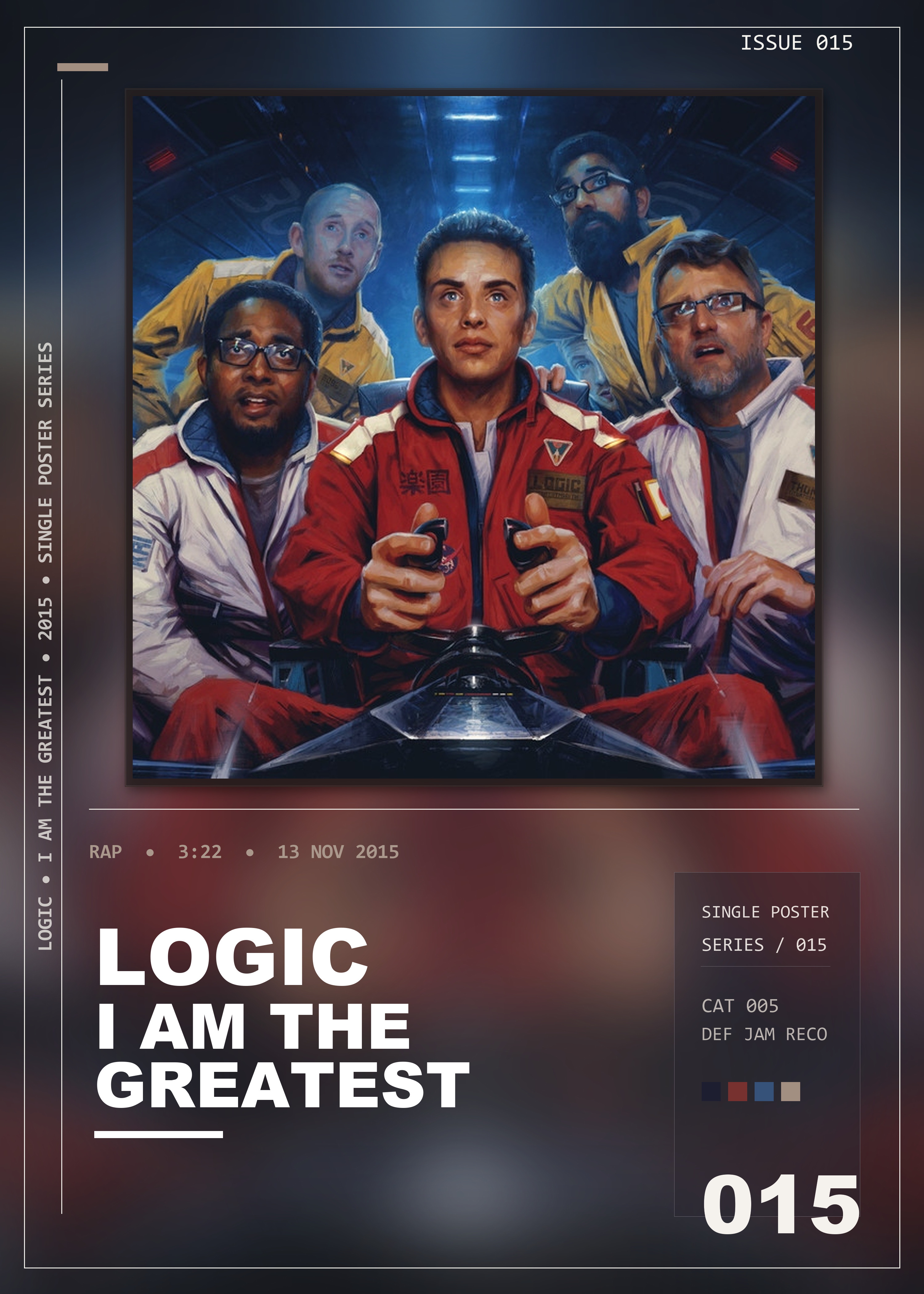 Music poster: Logic - I Am The Greatest