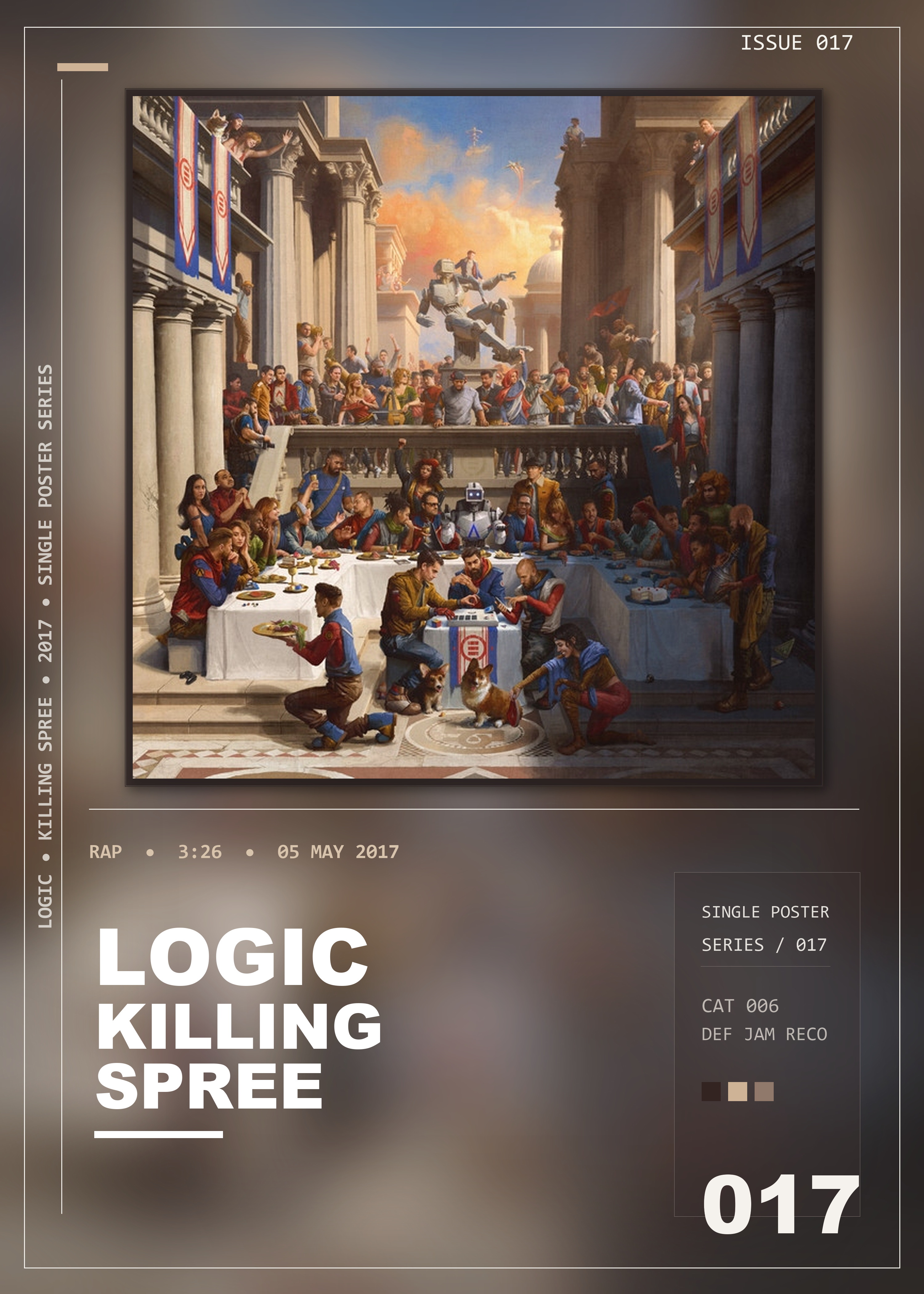 Music poster: Logic - Killing Spree