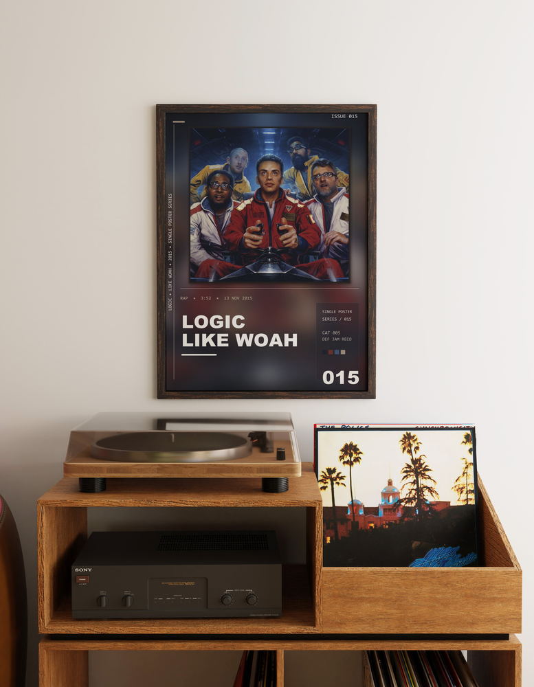 Music poster: Logic - Like Woah
