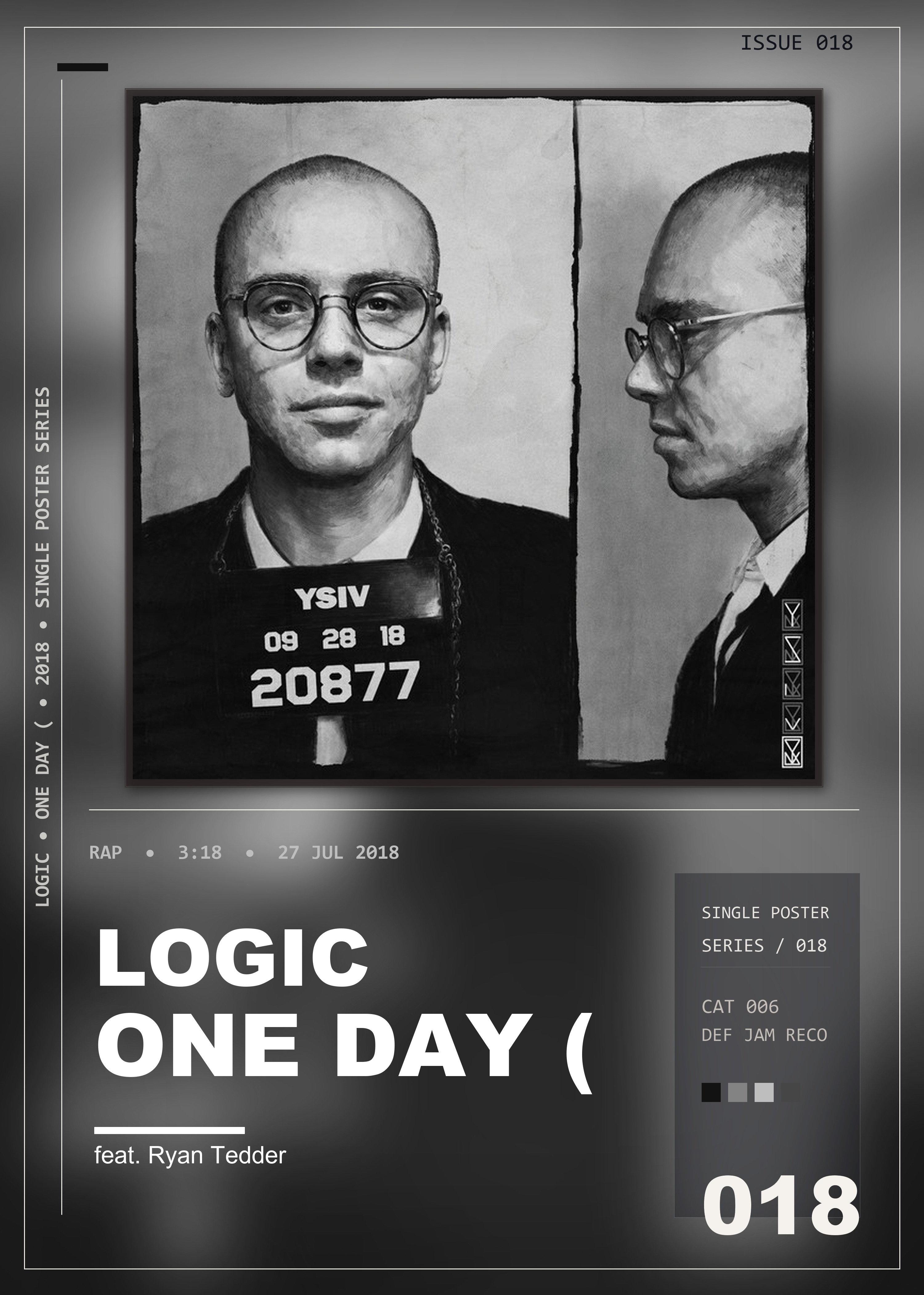 Music poster: Logic - One Day ft Ryan Tedder