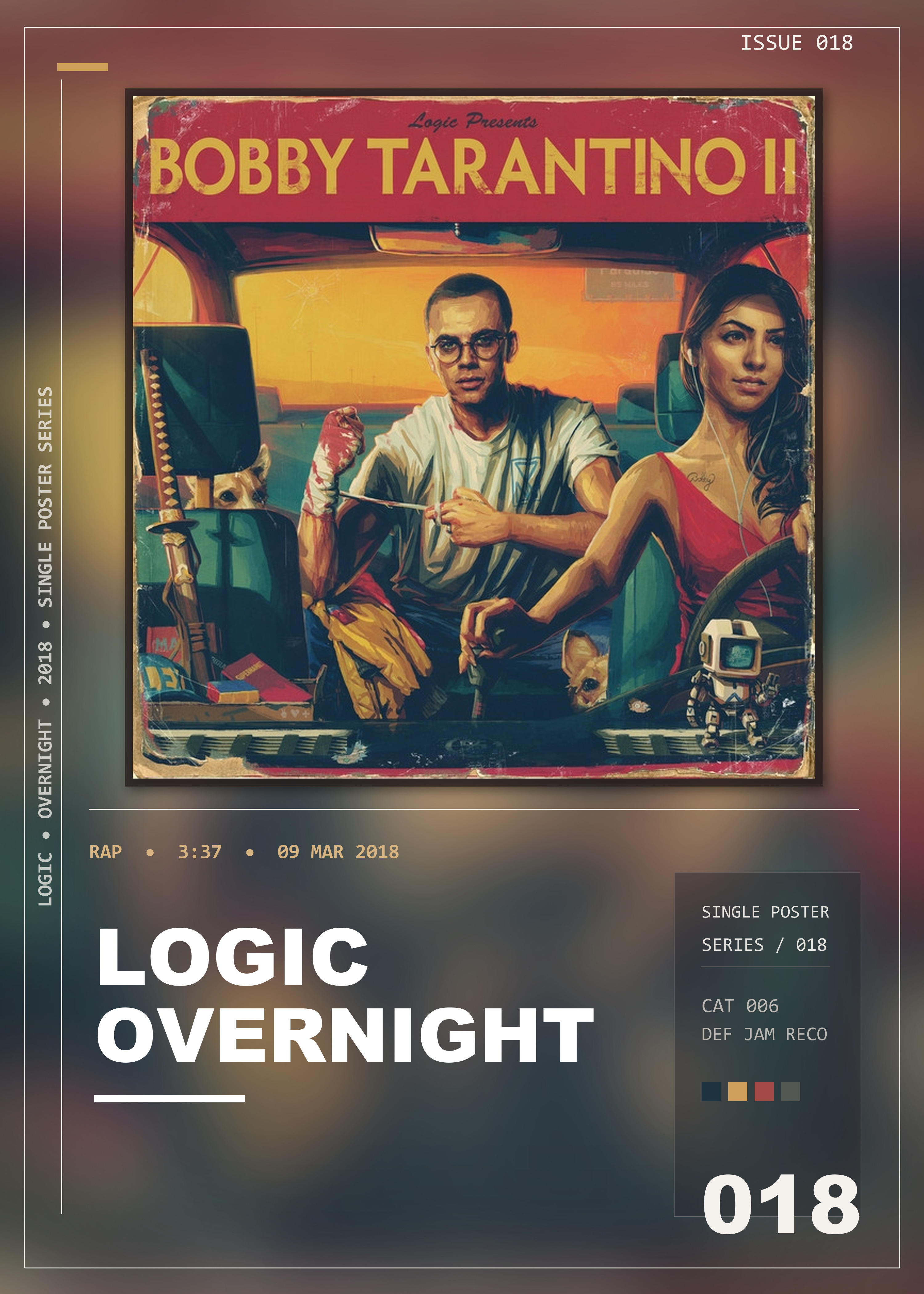 Music poster: Logic - Overnight