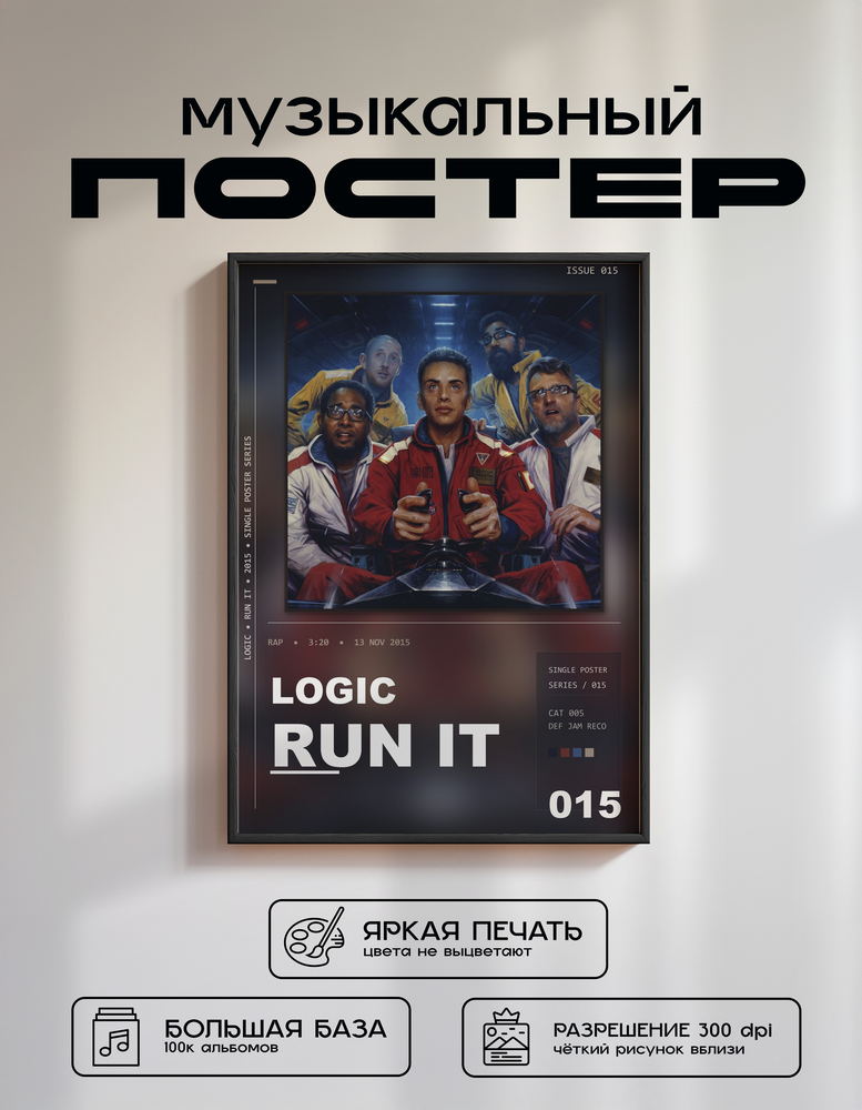 Music poster: Logic - Run It