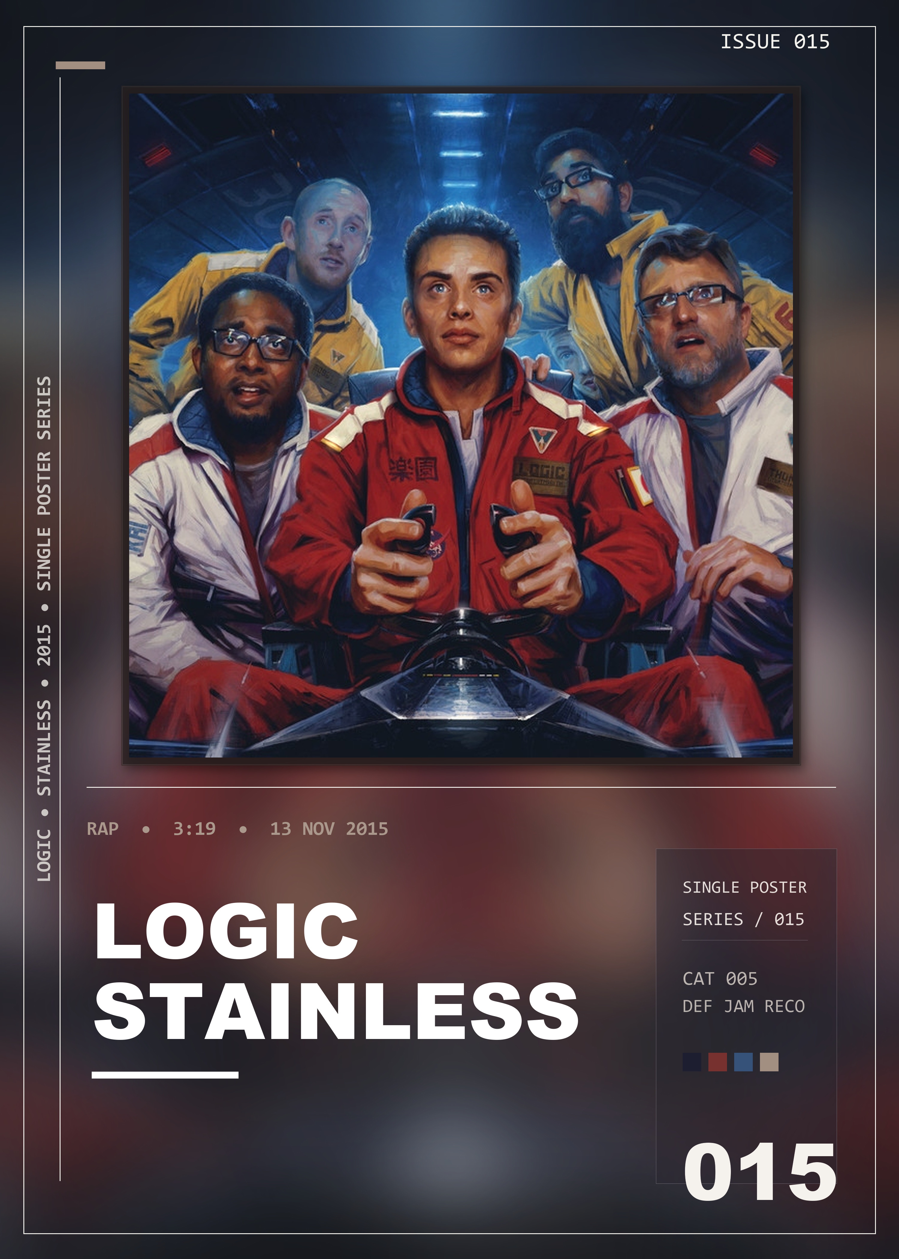 Music poster: Logic - Stainless