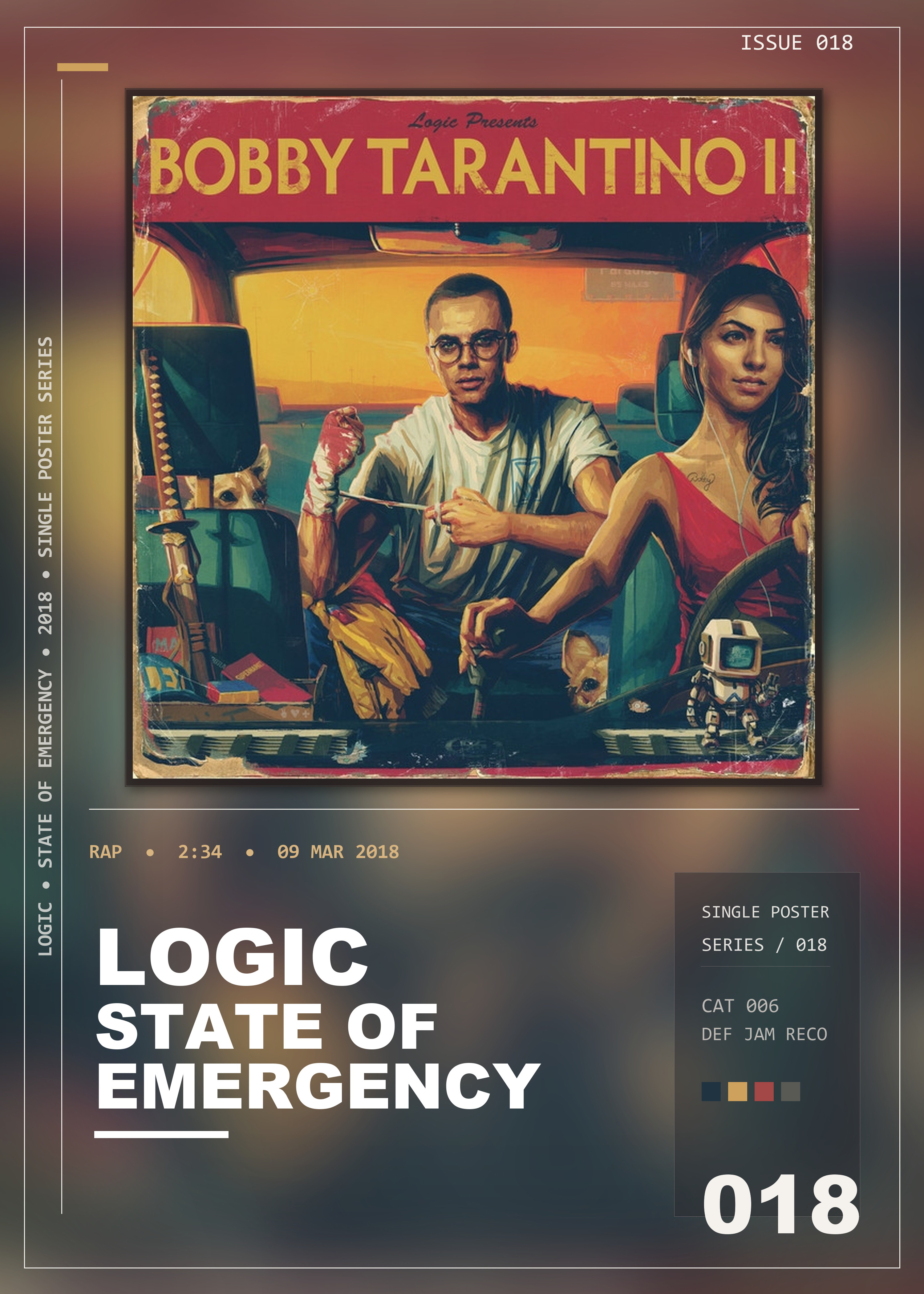 Music poster: Logic - State Of Emergency