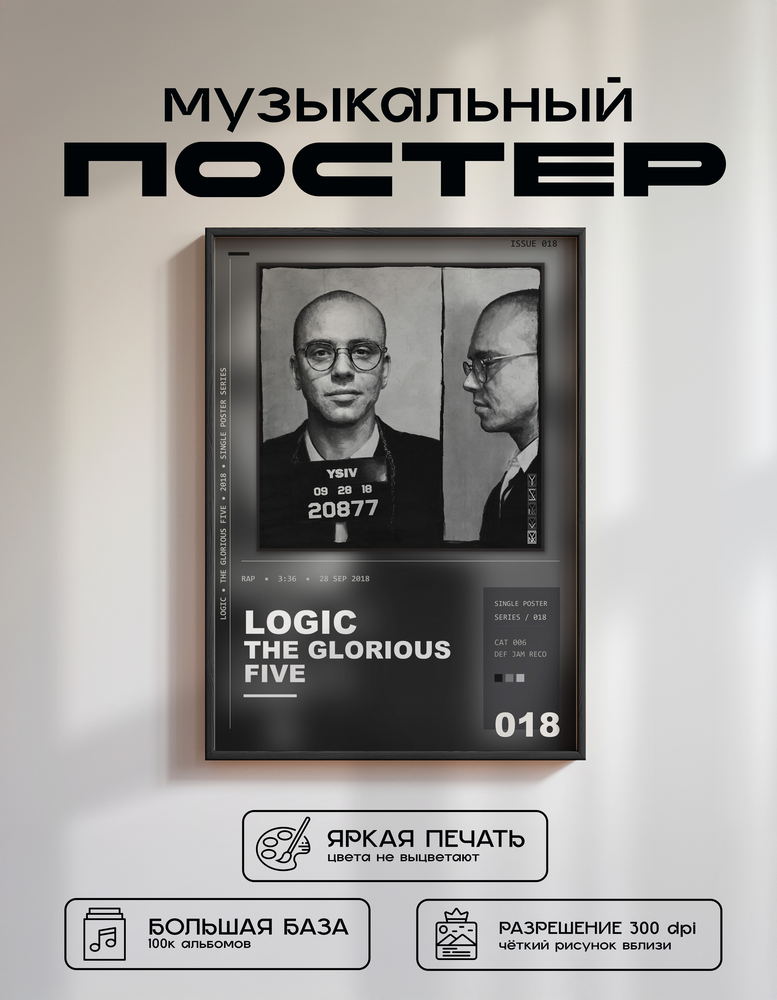 Music poster: Logic - The Glorious Five