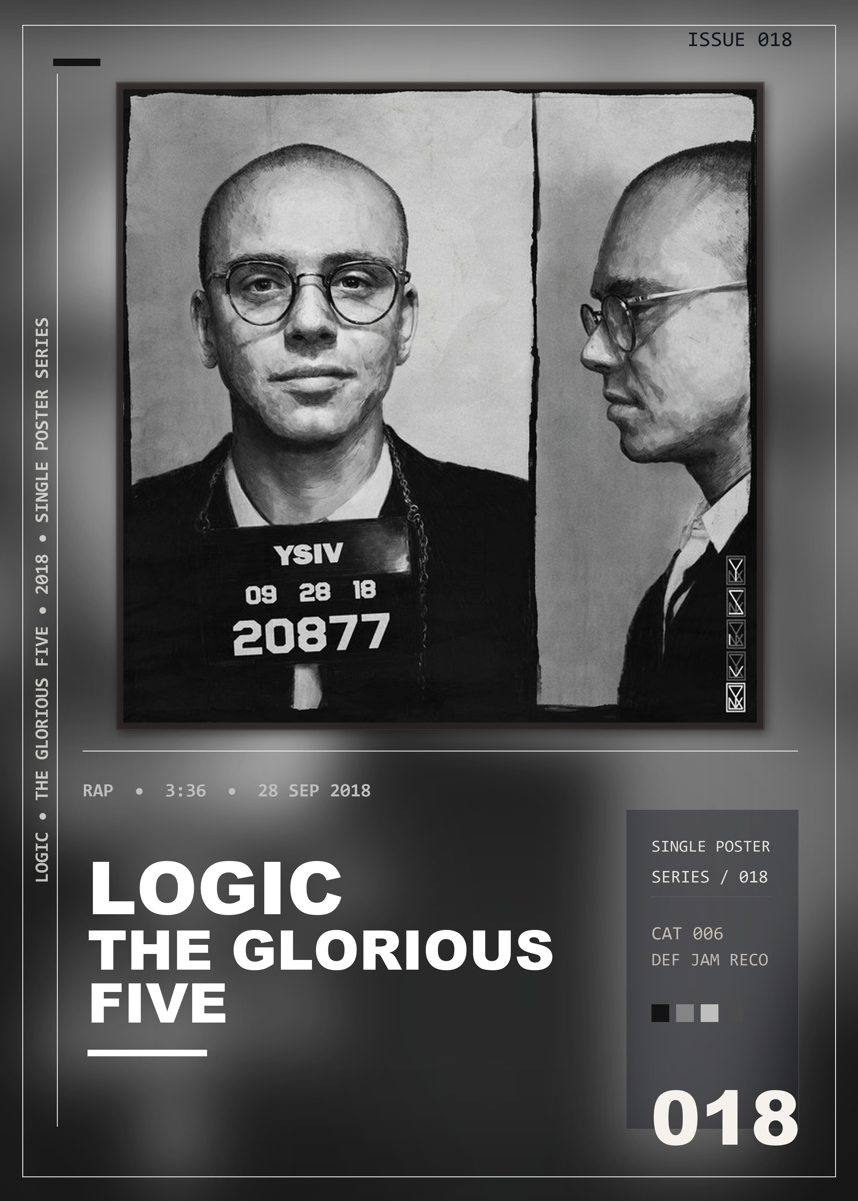 Music poster: Logic - The Glorious Five