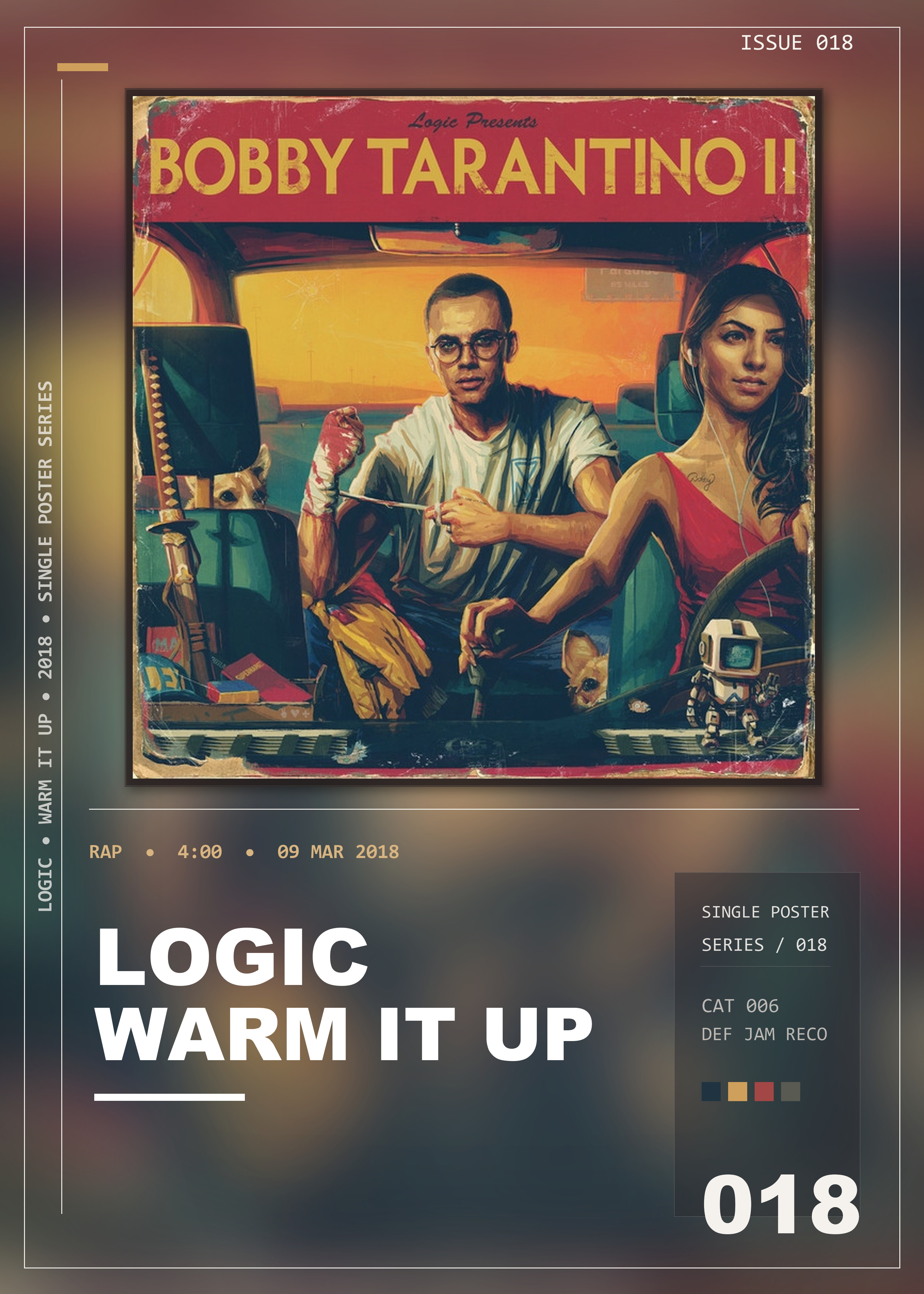 Music poster: Logic - Warm It Up
