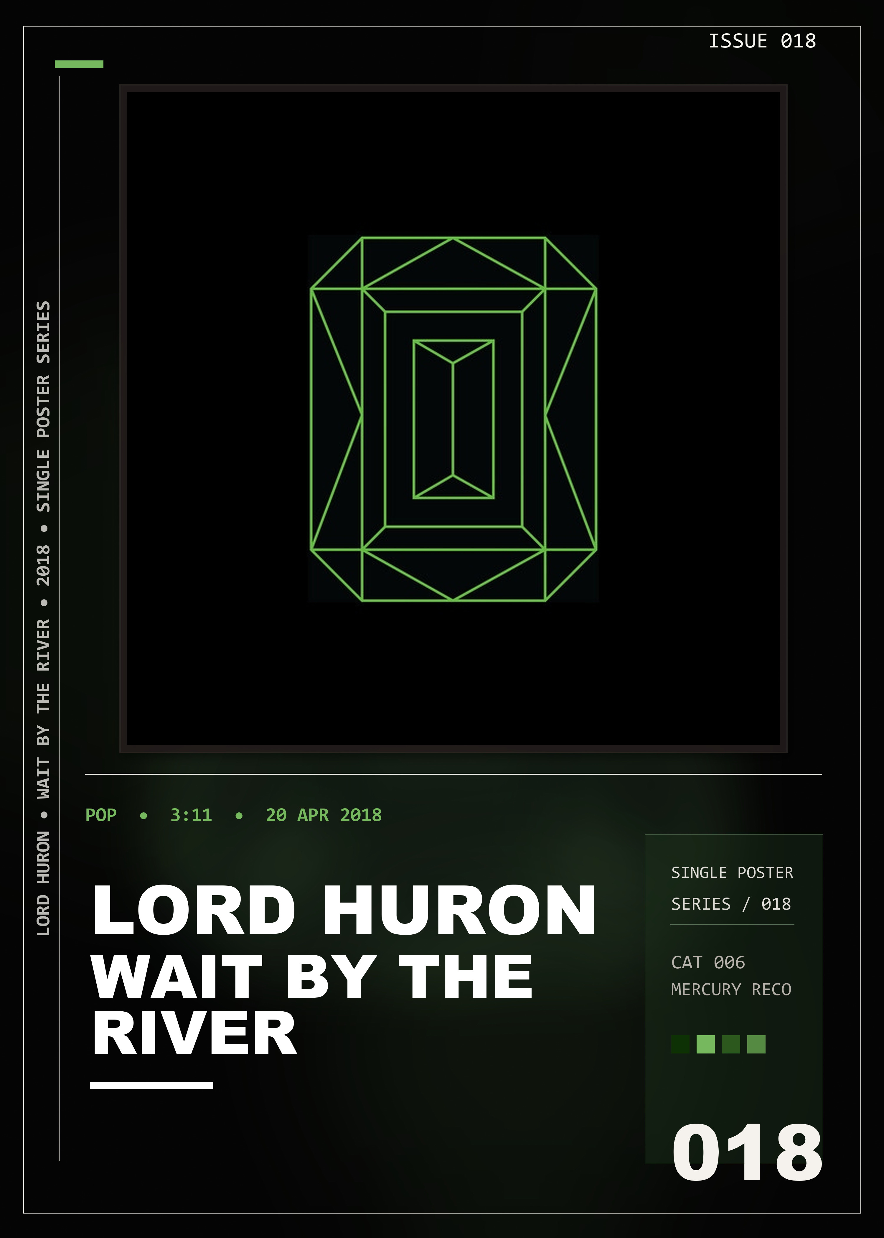 Music poster: Lord Huron - Wait by the River