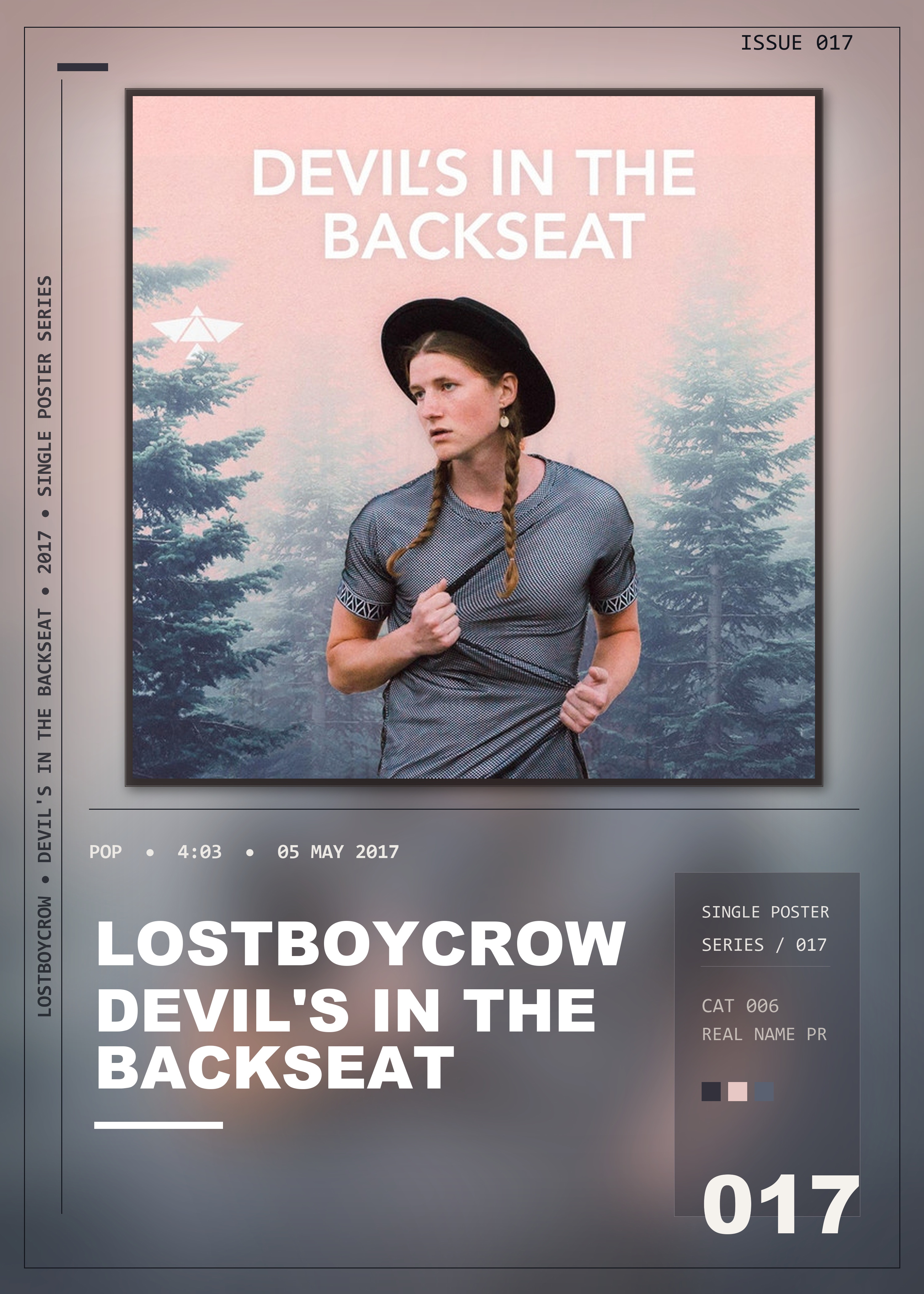 Music poster: Lostboycrow - Devils in the Backseat