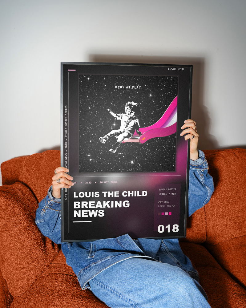 Music poster: Louis The Child - Breaking News with RAYE