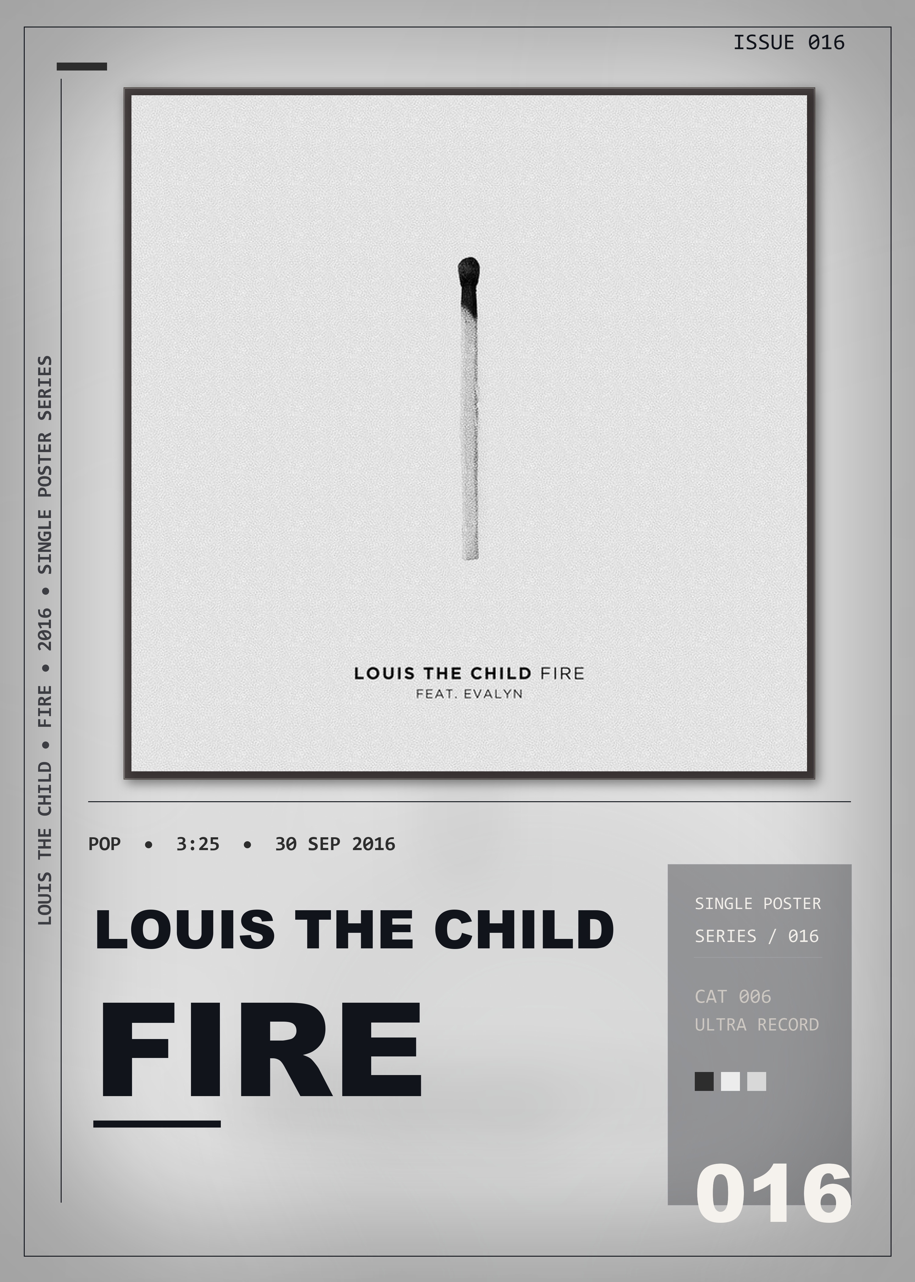 Music poster: Louis The Child - Fire