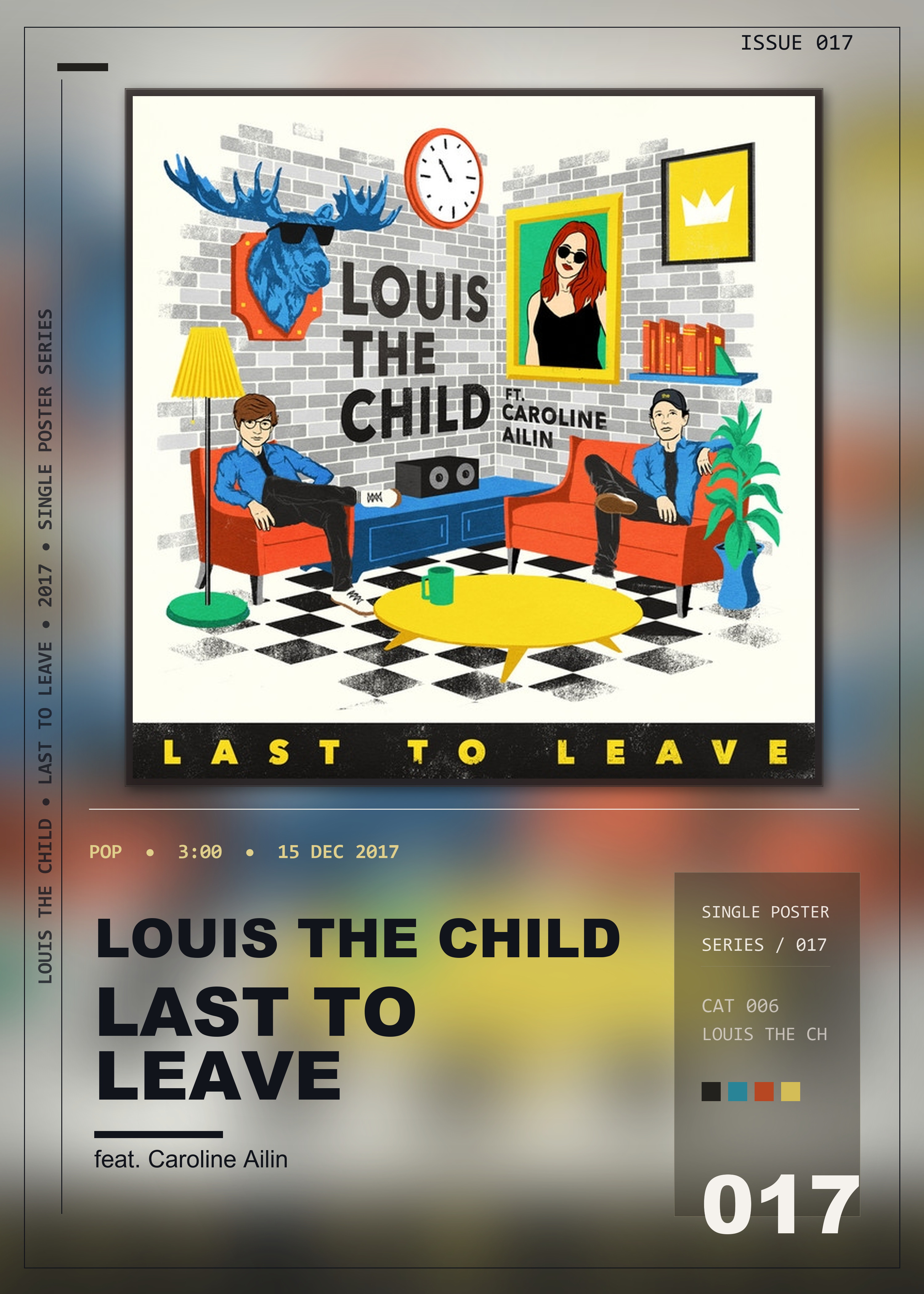 Music poster: Louis The Child - Last To Leave feat Caroline Ailin
