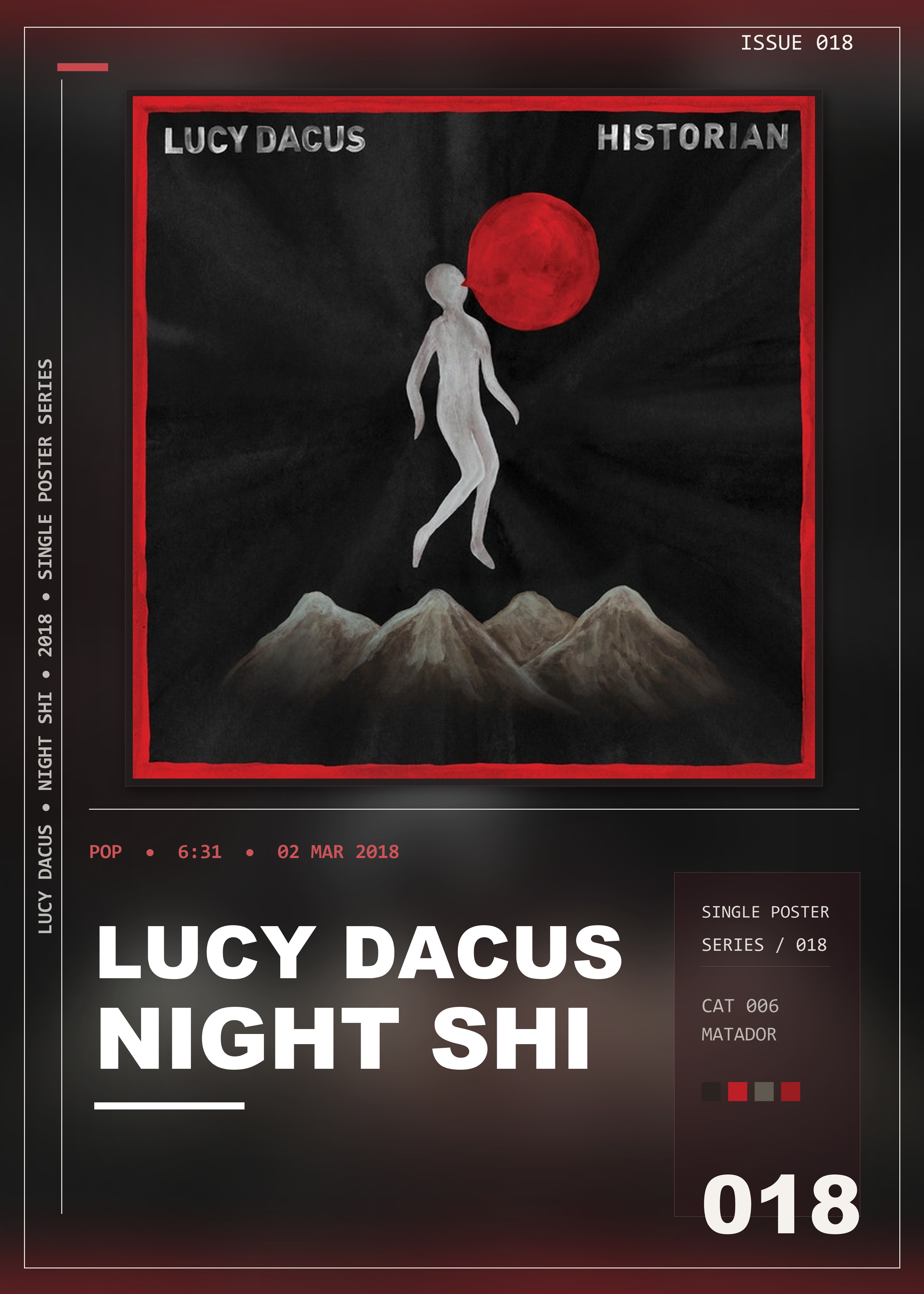 Music poster: Lucy Dacus - Night Shift