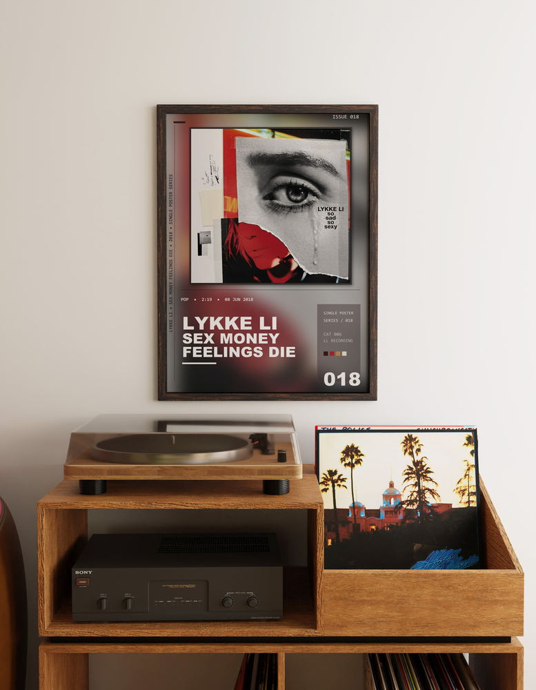 Music poster: Lykke Li - sex money feelings die