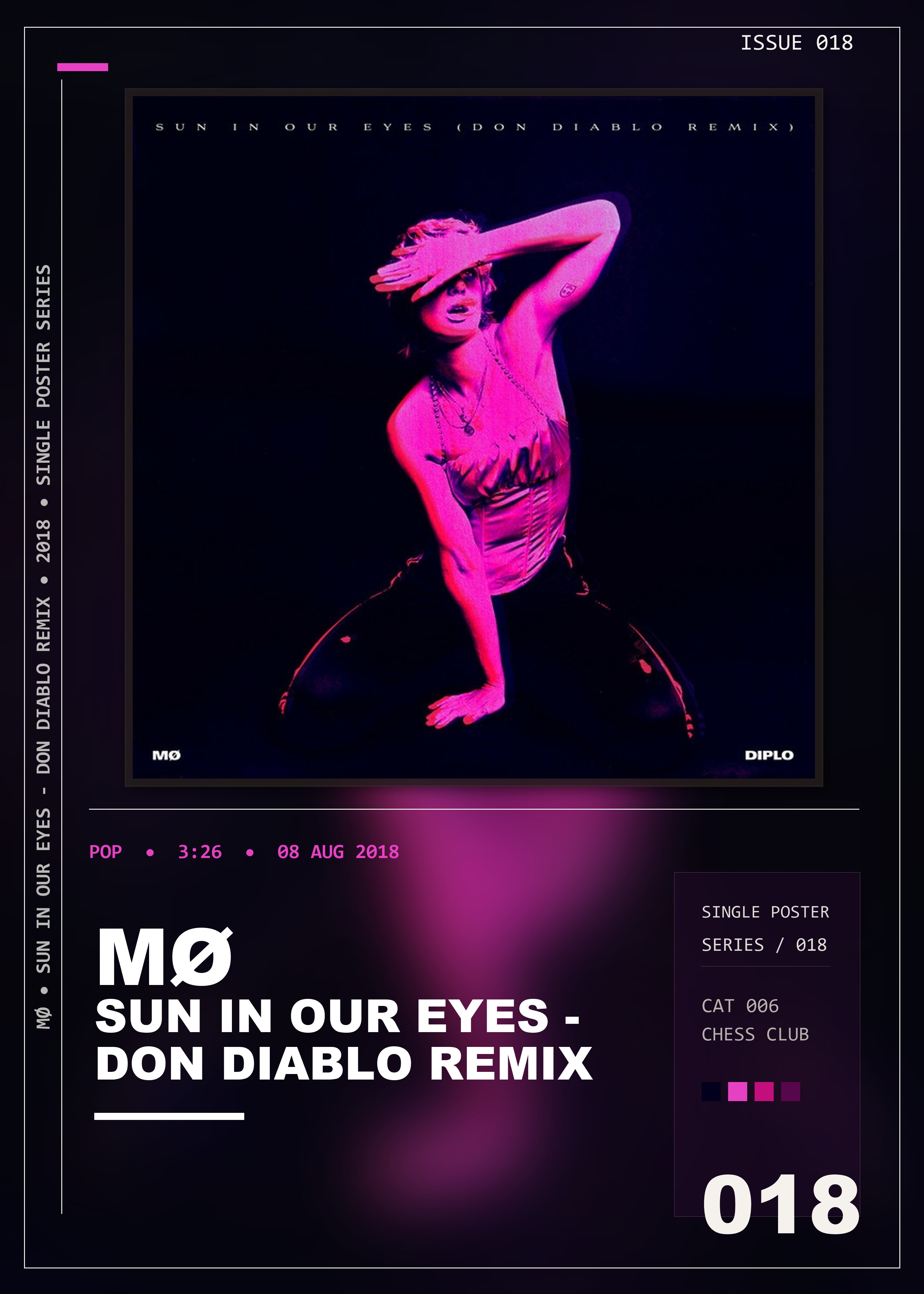 Music poster: MØ - Sun In Our Eyes - Don Diablo Remix