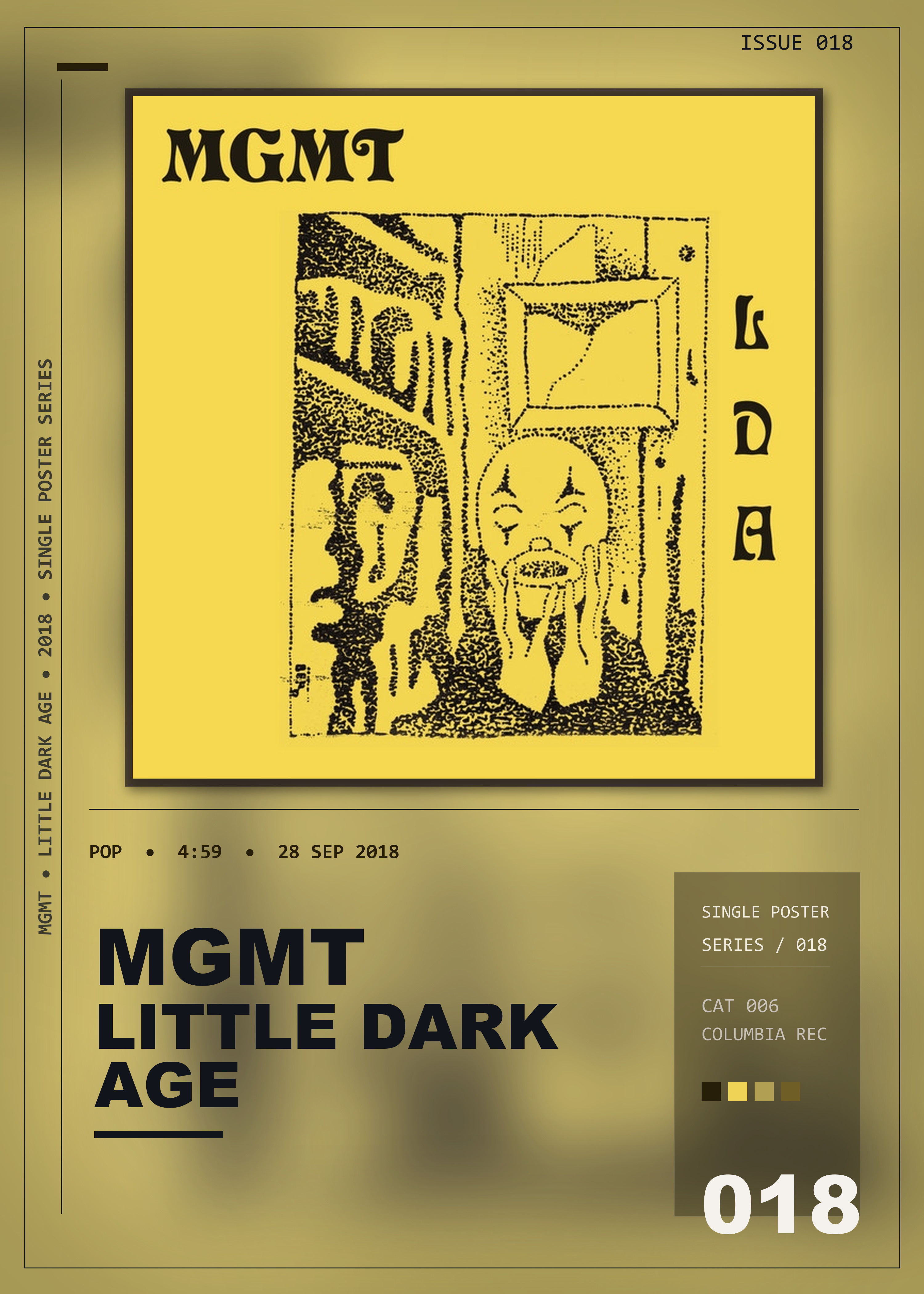 Music poster: MGMT - Little Dark Age