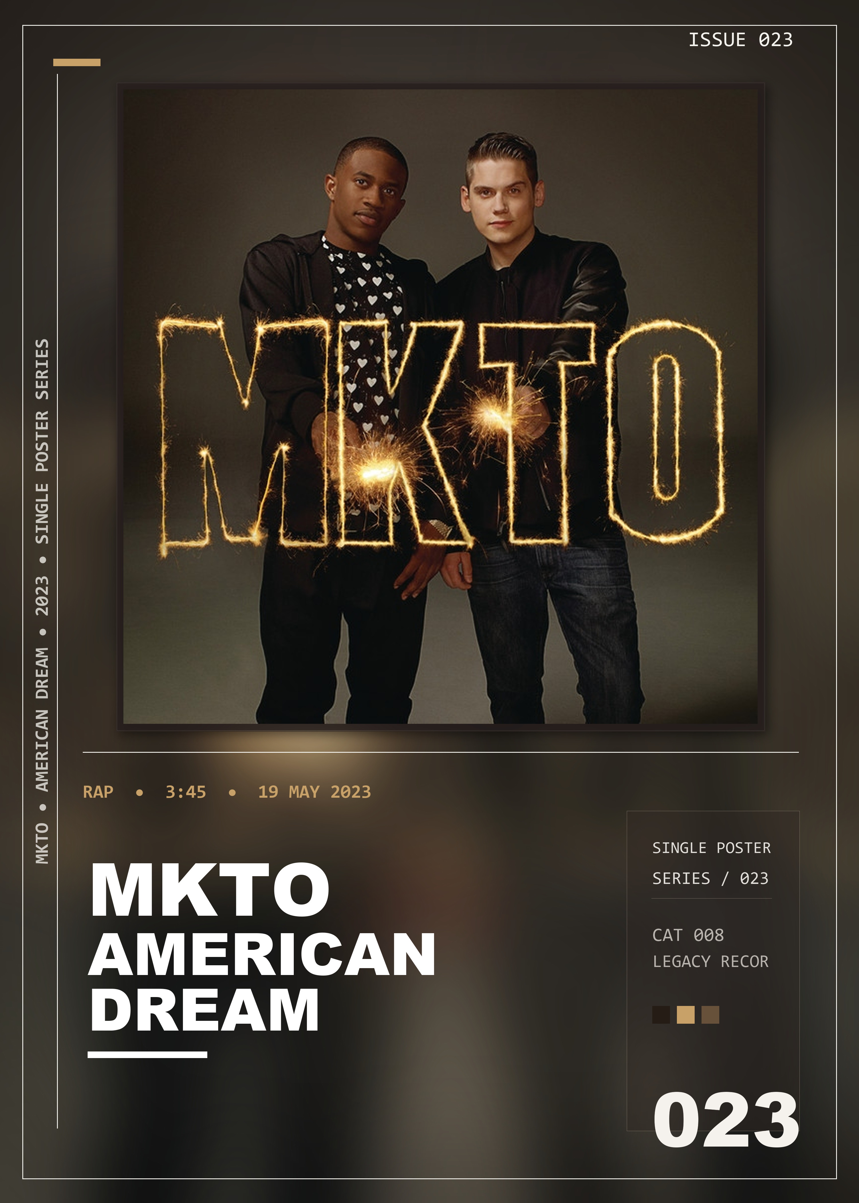 Music poster: MKTO - American Dream