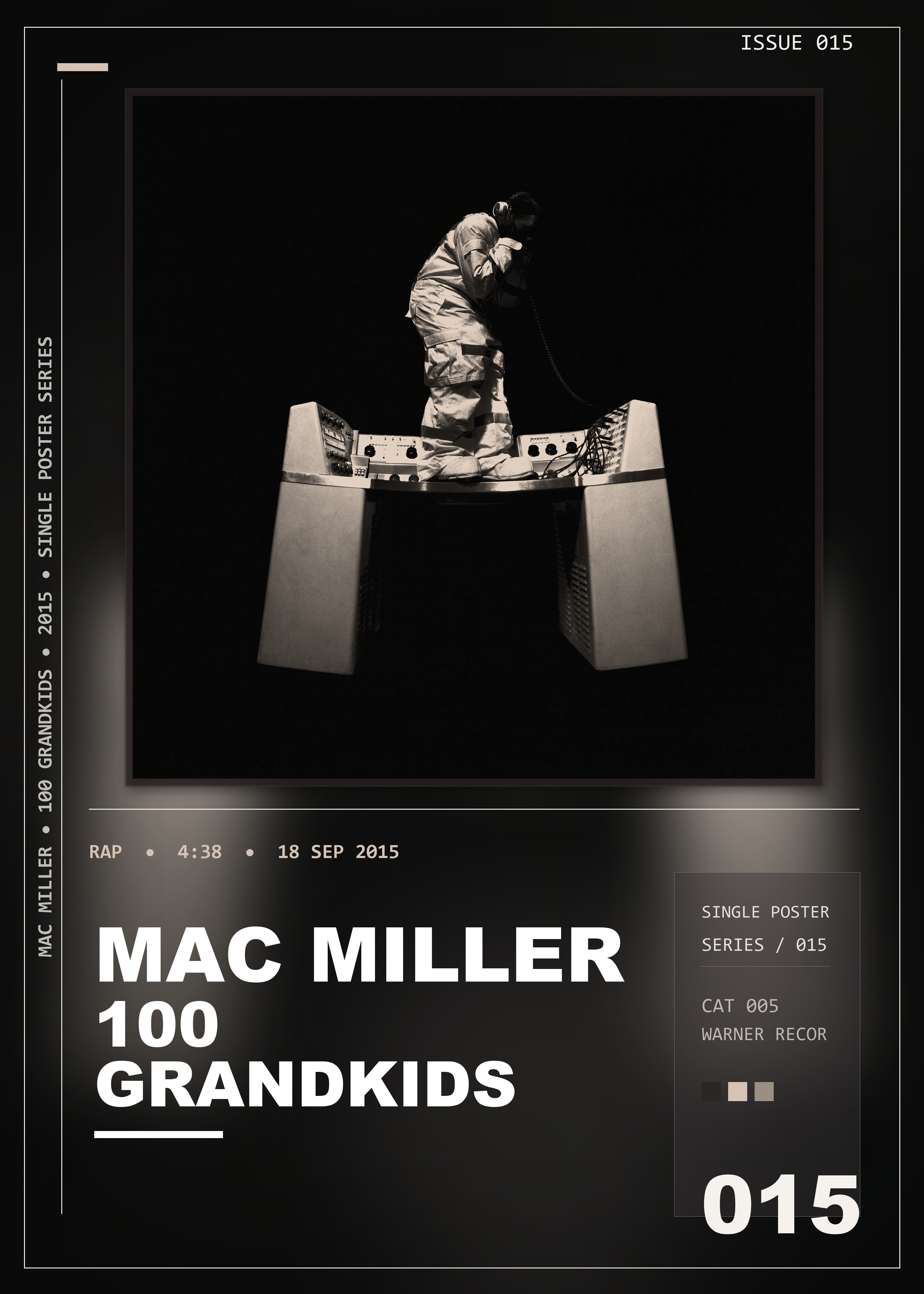 Music poster: Mac Miller - 100 Grandkids