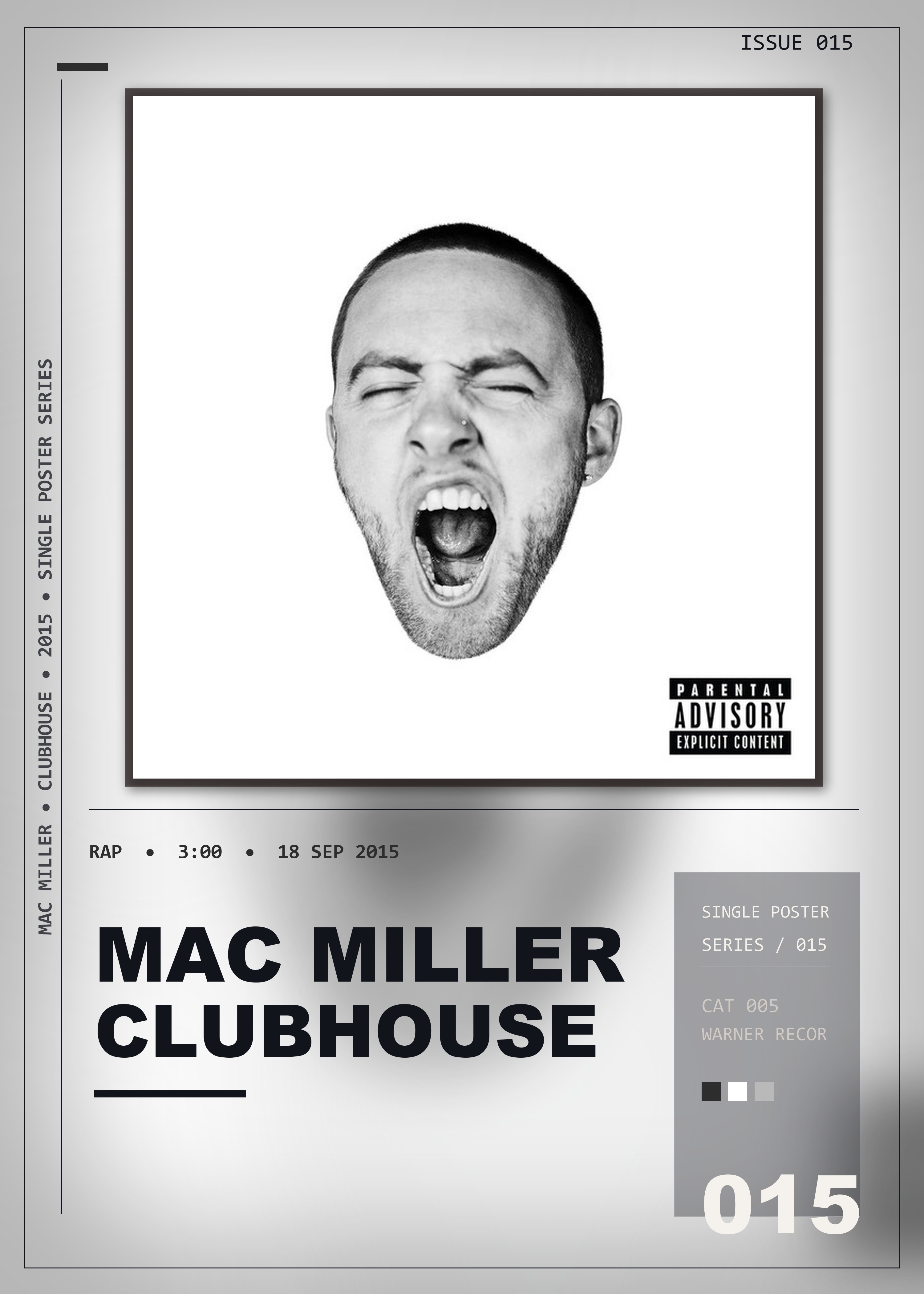 Music poster: Mac Miller - Clubhouse