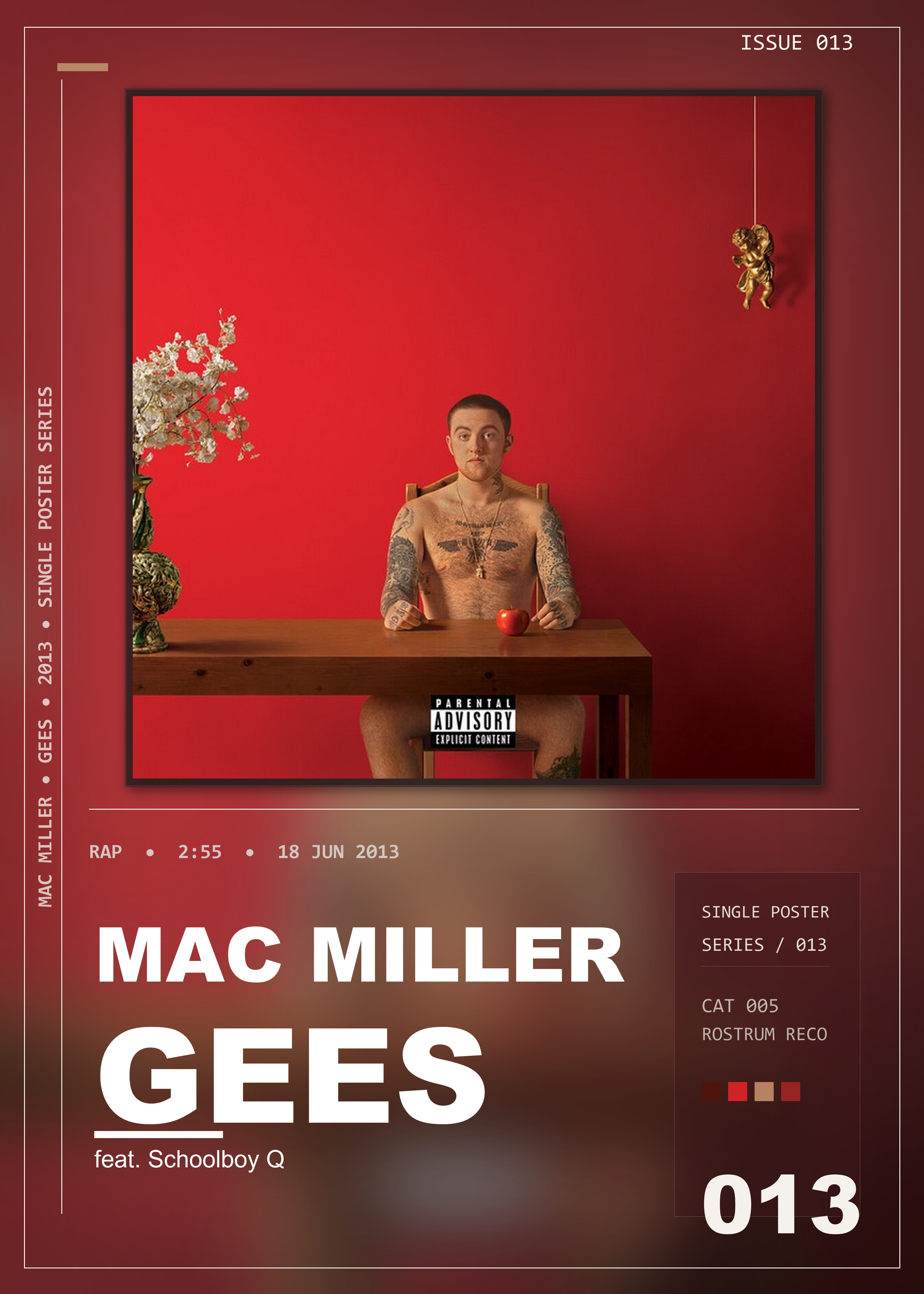 Music poster: Mac Miller - Gees feat Schoolboy Q