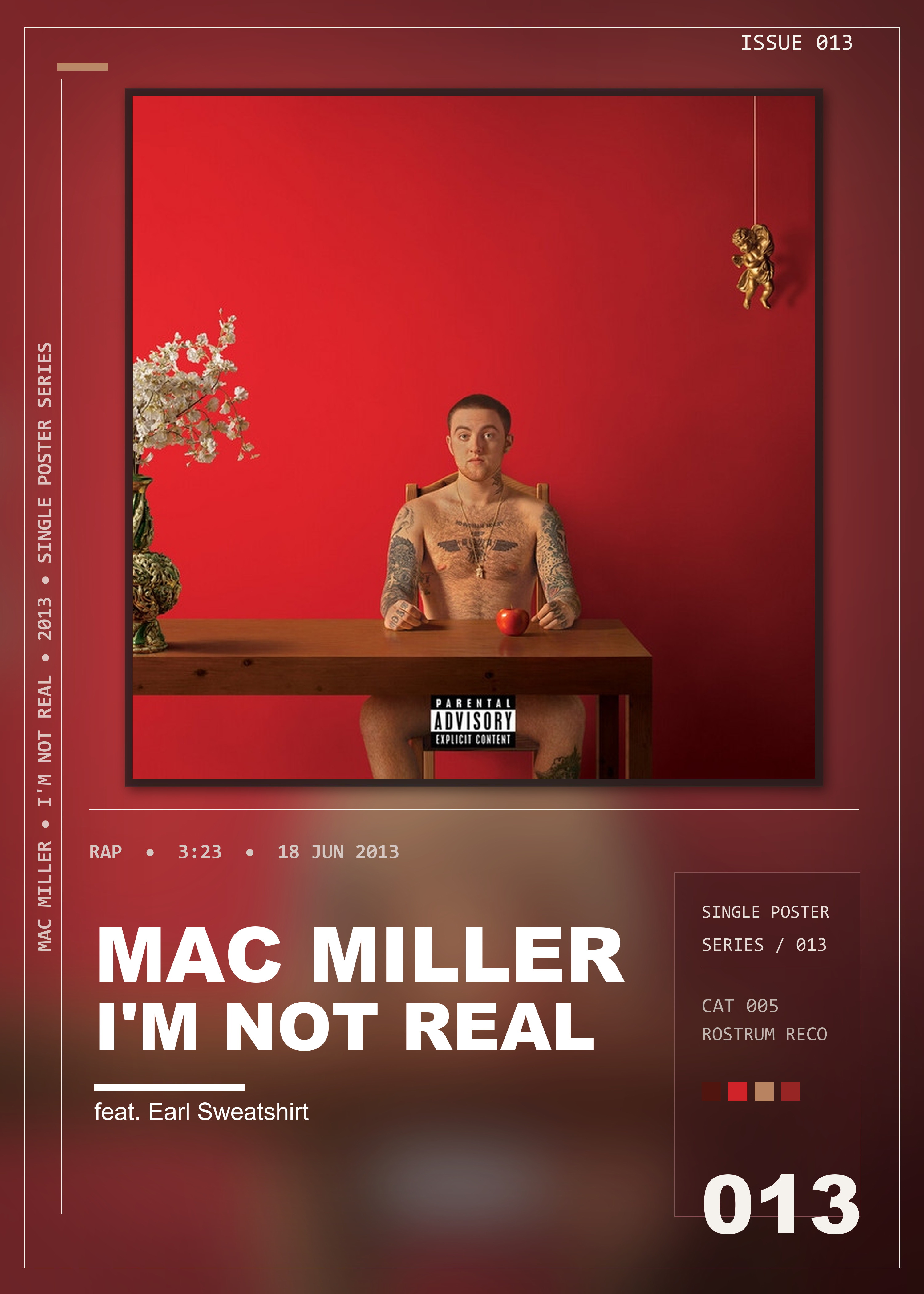 Music poster: Mac Miller - Im Not Real feat Earl Sweatshirt