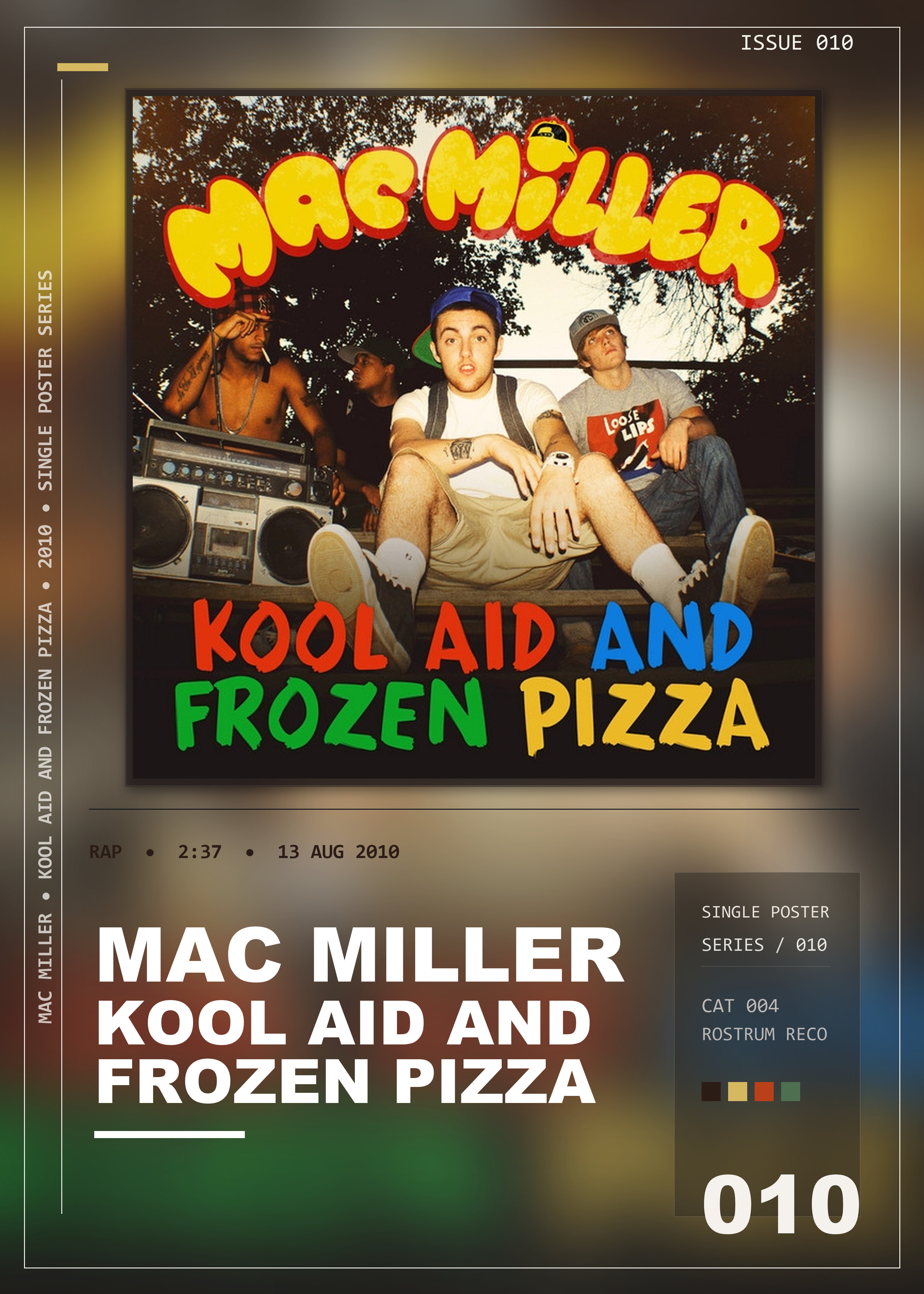 Music poster: Mac Miller - Kool Aid and Frozen Pizza